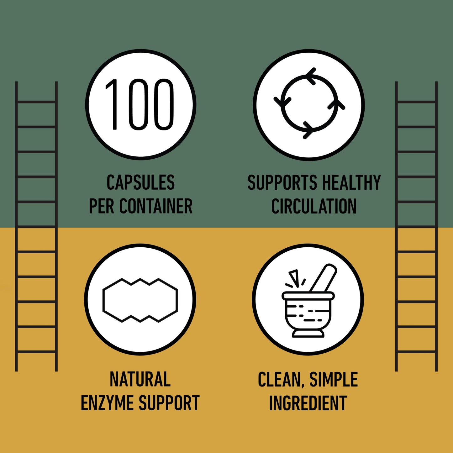 Complete Natural Products Nattokinase & Turmeric Capsule Bundle, 100 Capsules