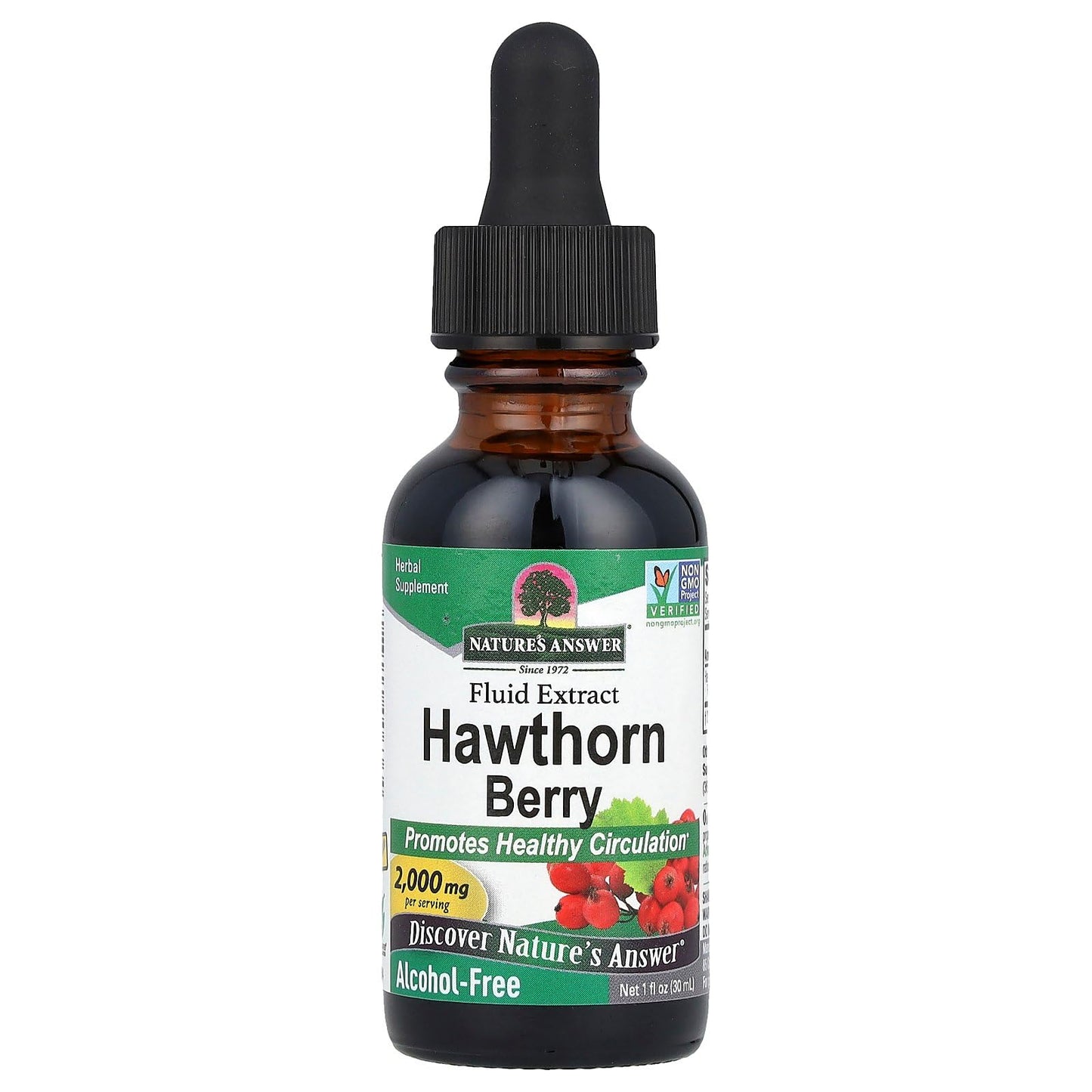 Nature's Answer Hawthorn Berry Capsules, 1 Count