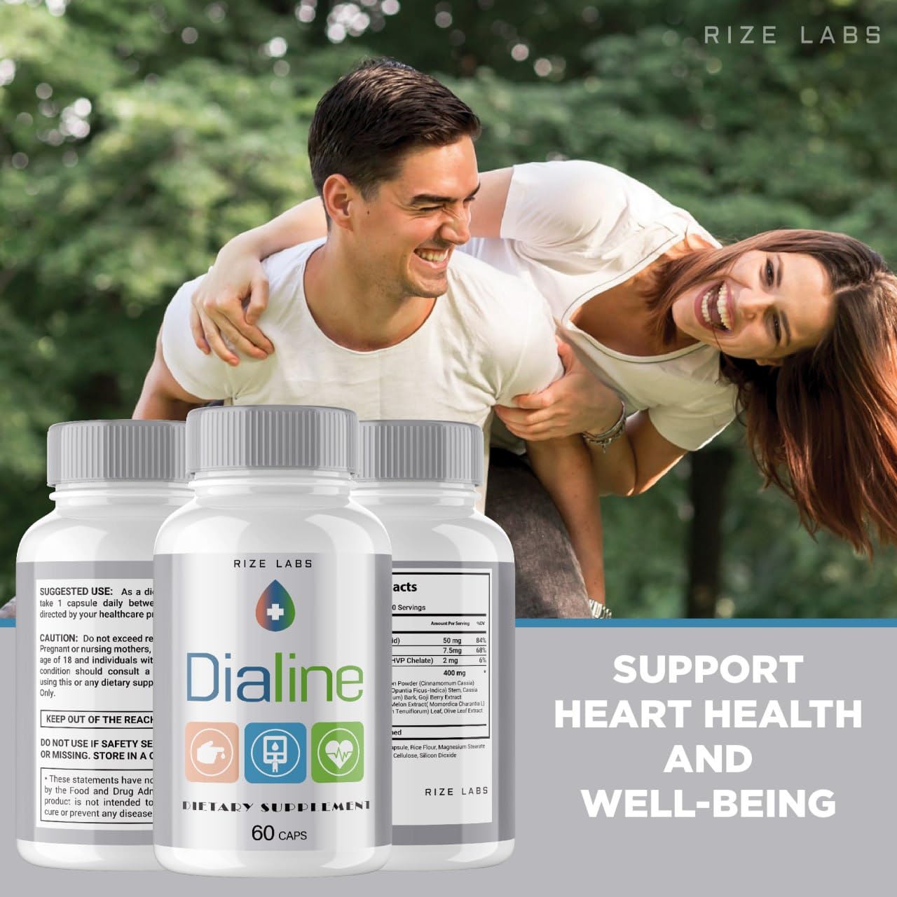 Rize Labs Dialine Supplement Capsules 120