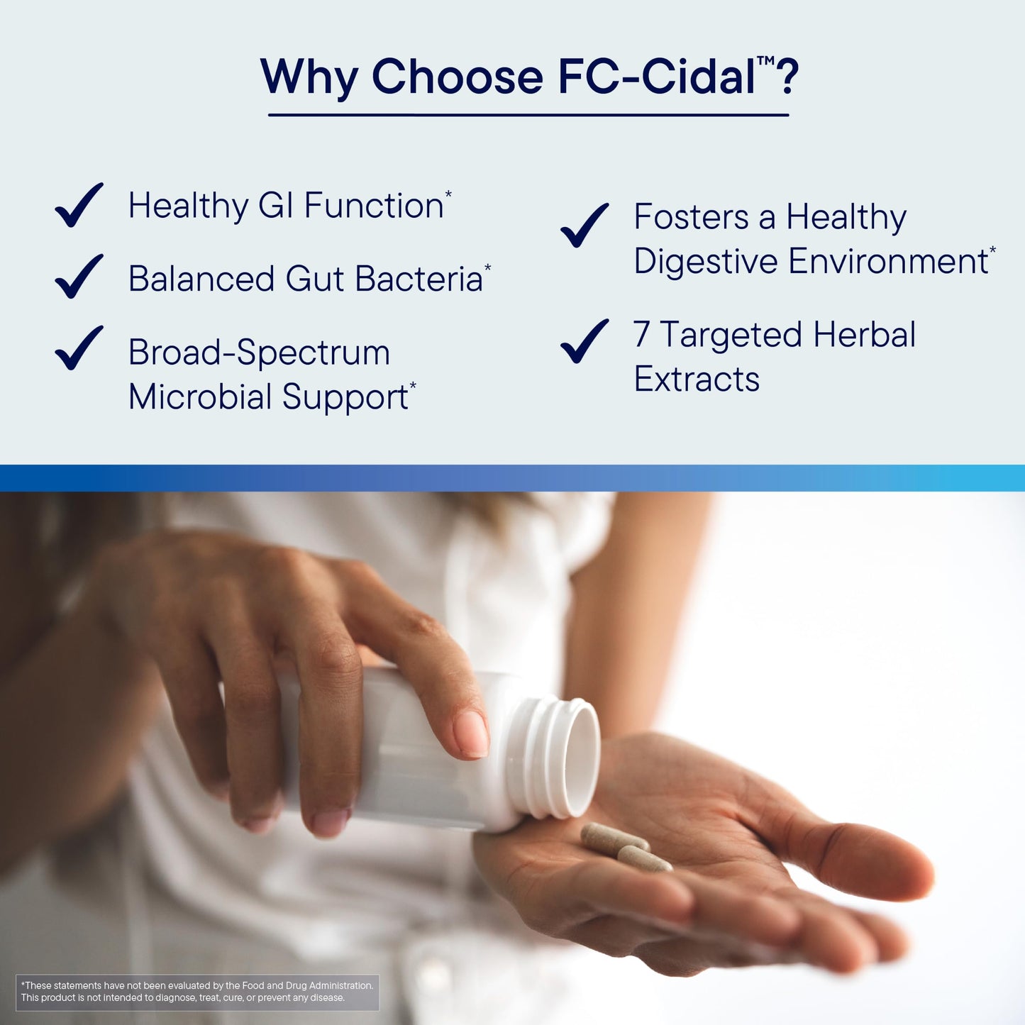 Biotics Research FC Cidal Herbal Blend 120 Capsules