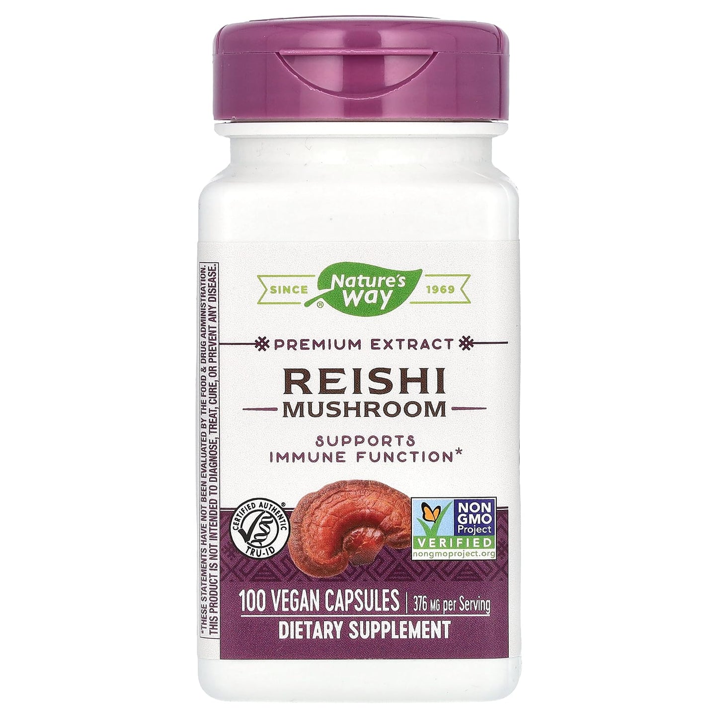 Nature's Way Reishi Capsules, 200 Count