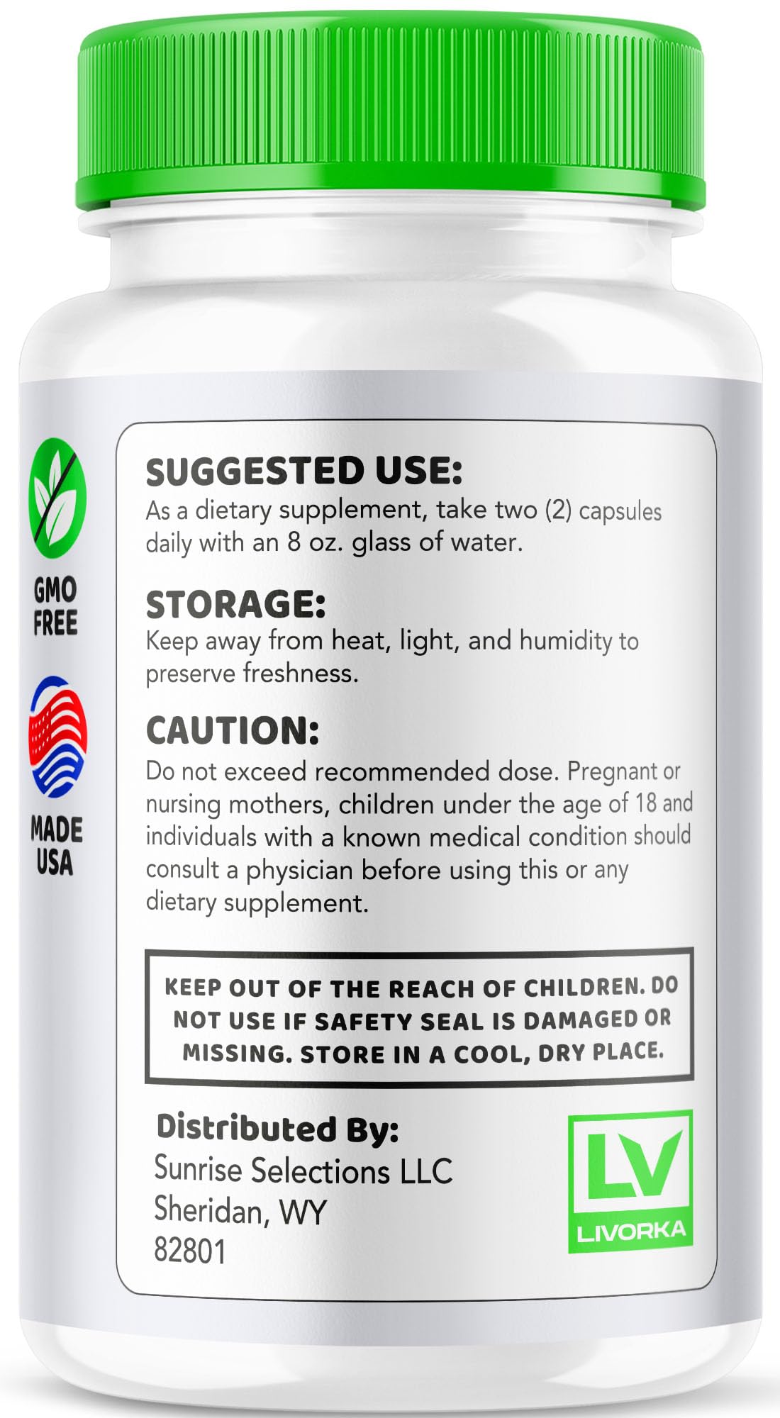 LIVORKA Glycogen Plus Capsules, 180 Capsules