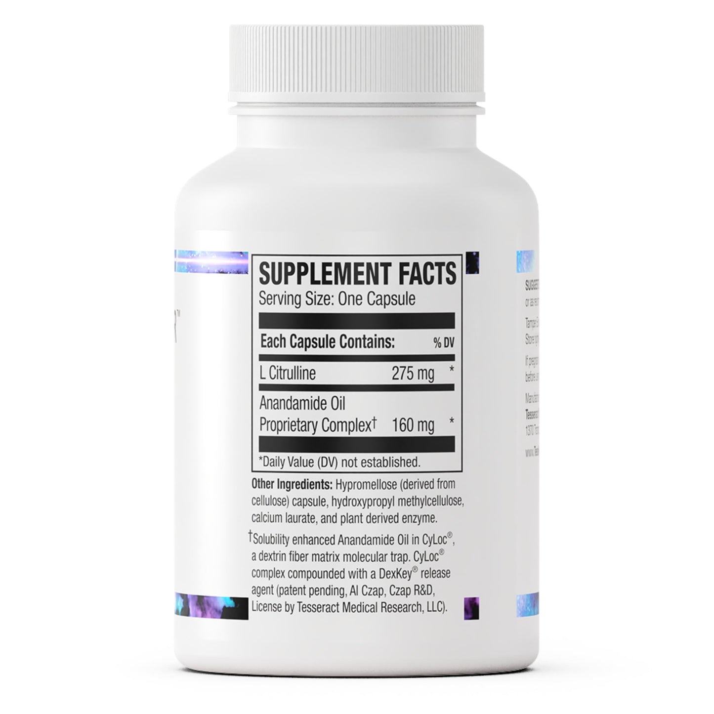 Tesseract Medical Research AnaQuell QR Stress Relief & Mood Support Supplement Capsule 90 Count