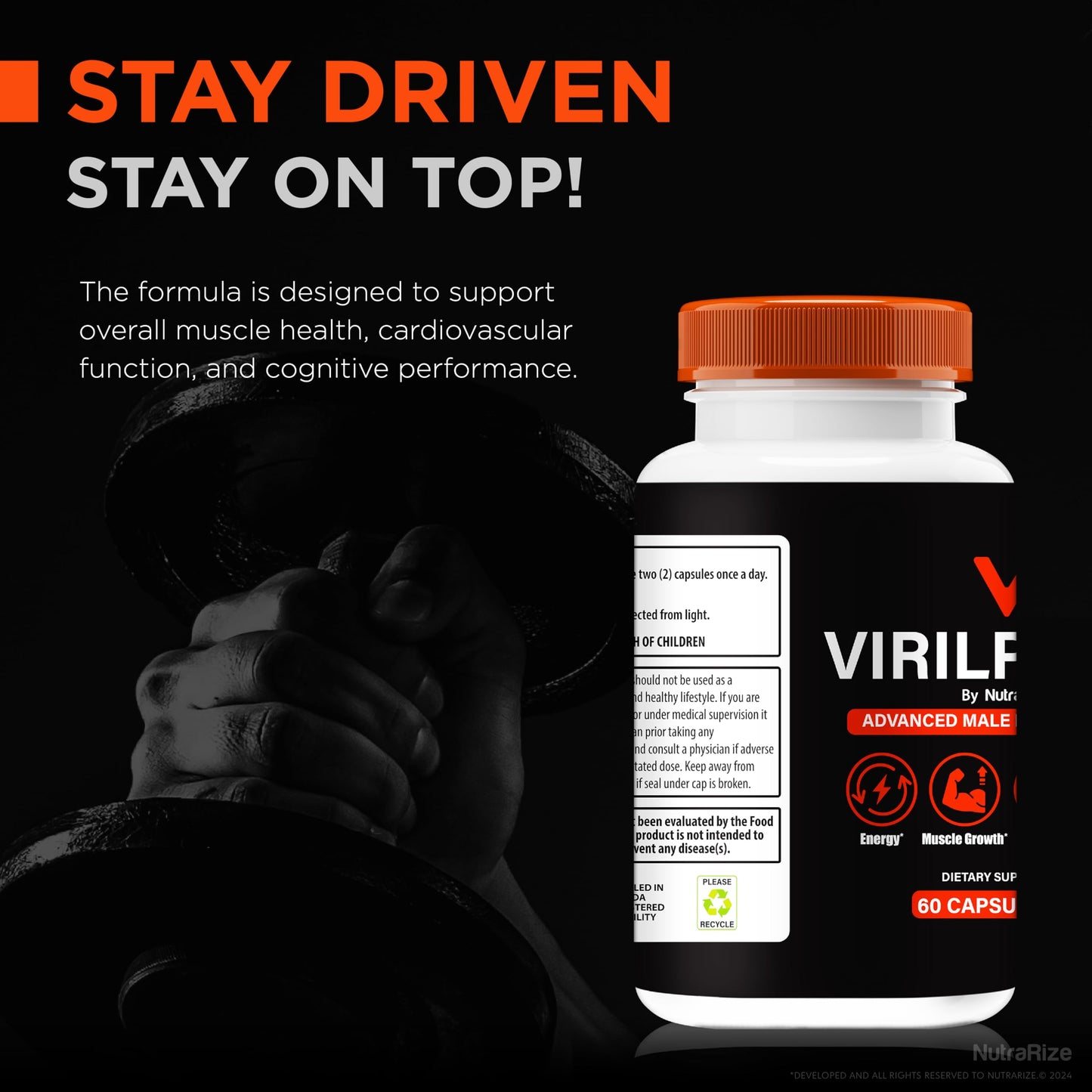 NutraRize VirilPrime Capsules, 60 Count