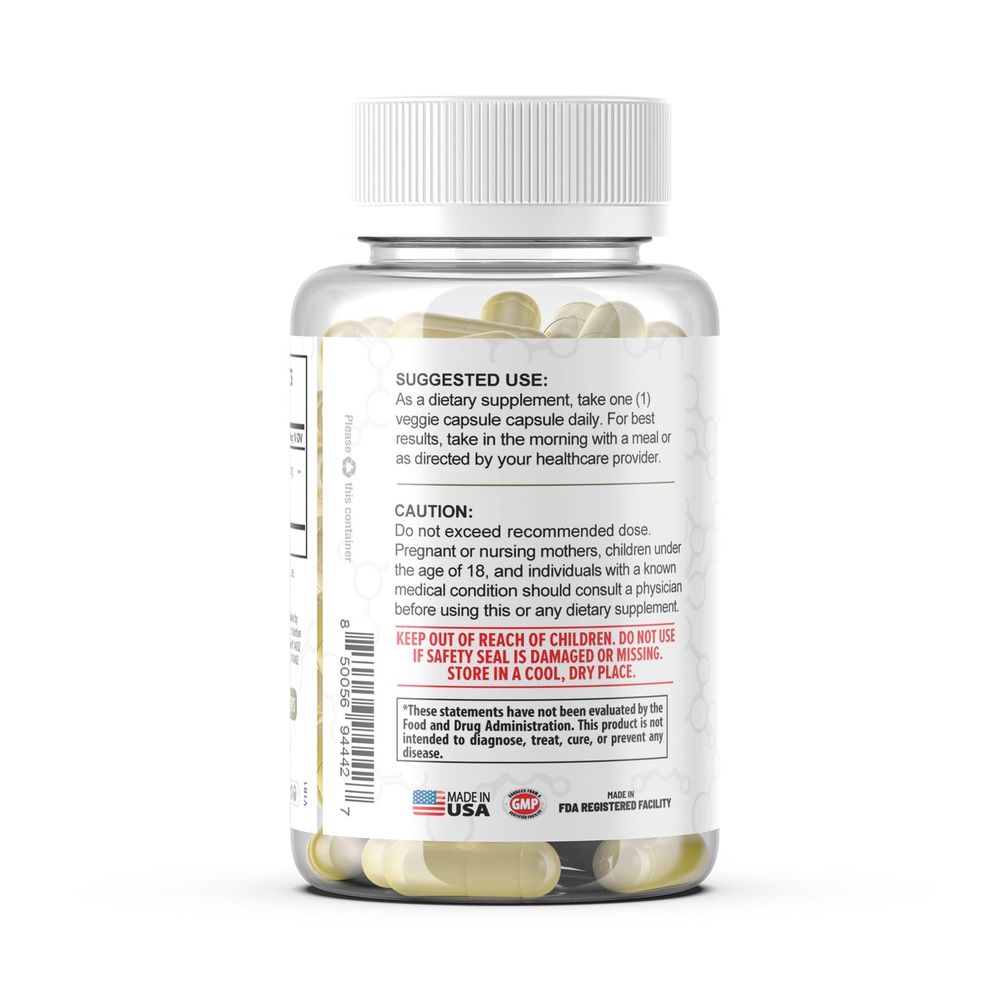 TerraForm Nutrition Gynostemma Pentaphyllum Supplement Capsules 60 Count
