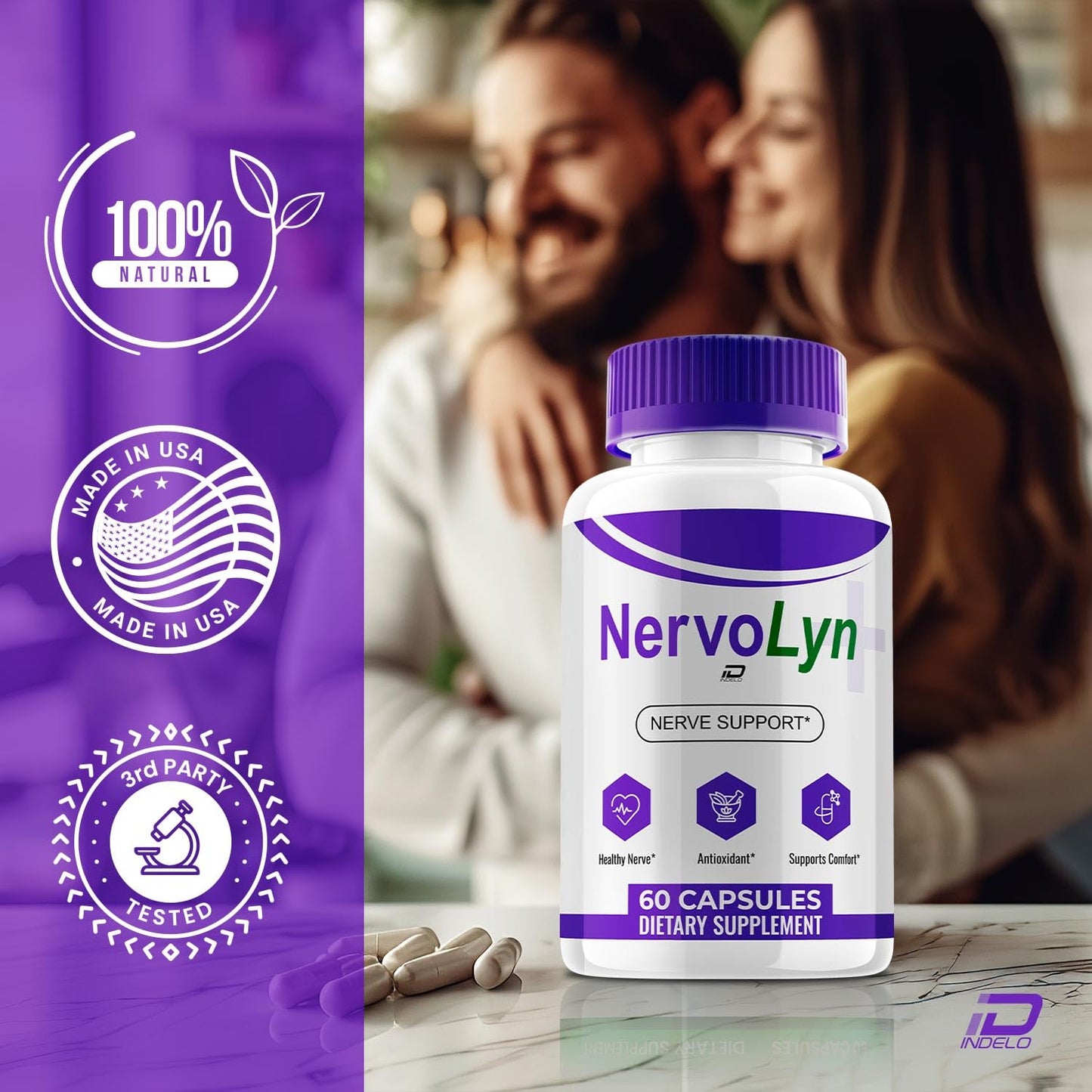 Indelo Nervo Lyn Capsules 120 Capsules