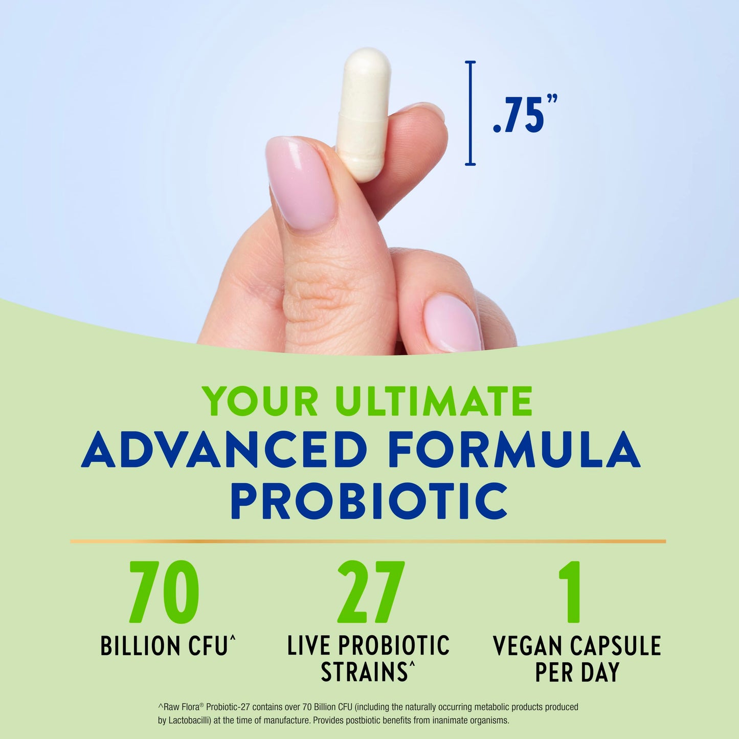 Raw Flora Probiotics for Women and Men Capsules 60
