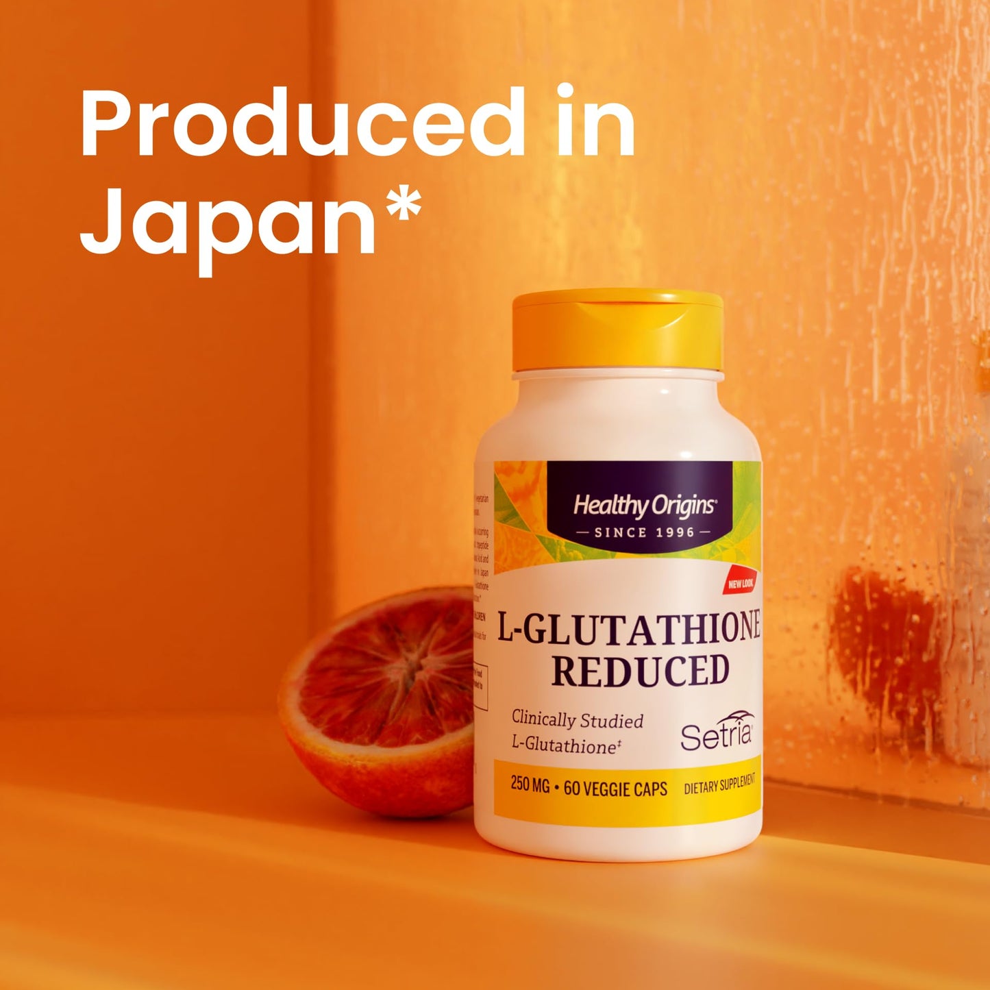 Healthy Origins Setria L-Glutathione 250 mg Capsules, 60 Count