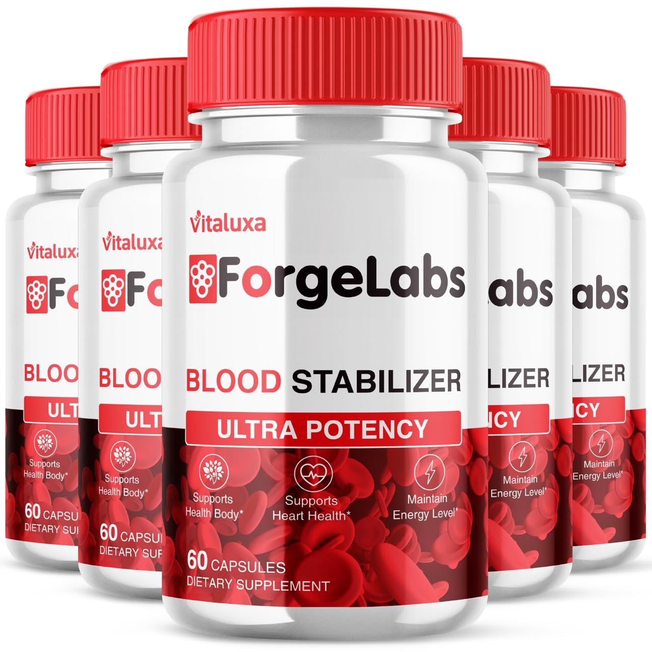 Vitaluxa Forge Labs Blood Stabilizer Capsules 300 Capsules
