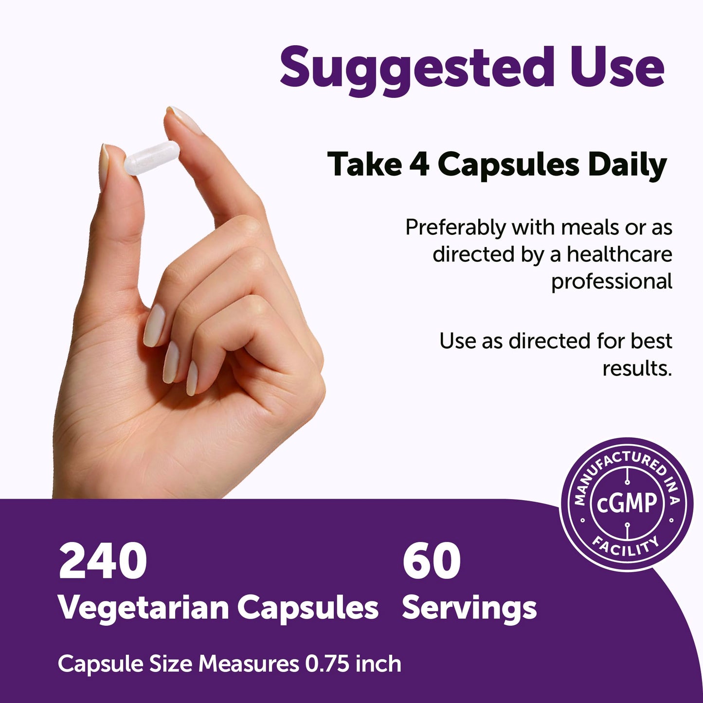 Micro Ingredients NAC with NAD+ 2000 mg Capsules, 240 Count