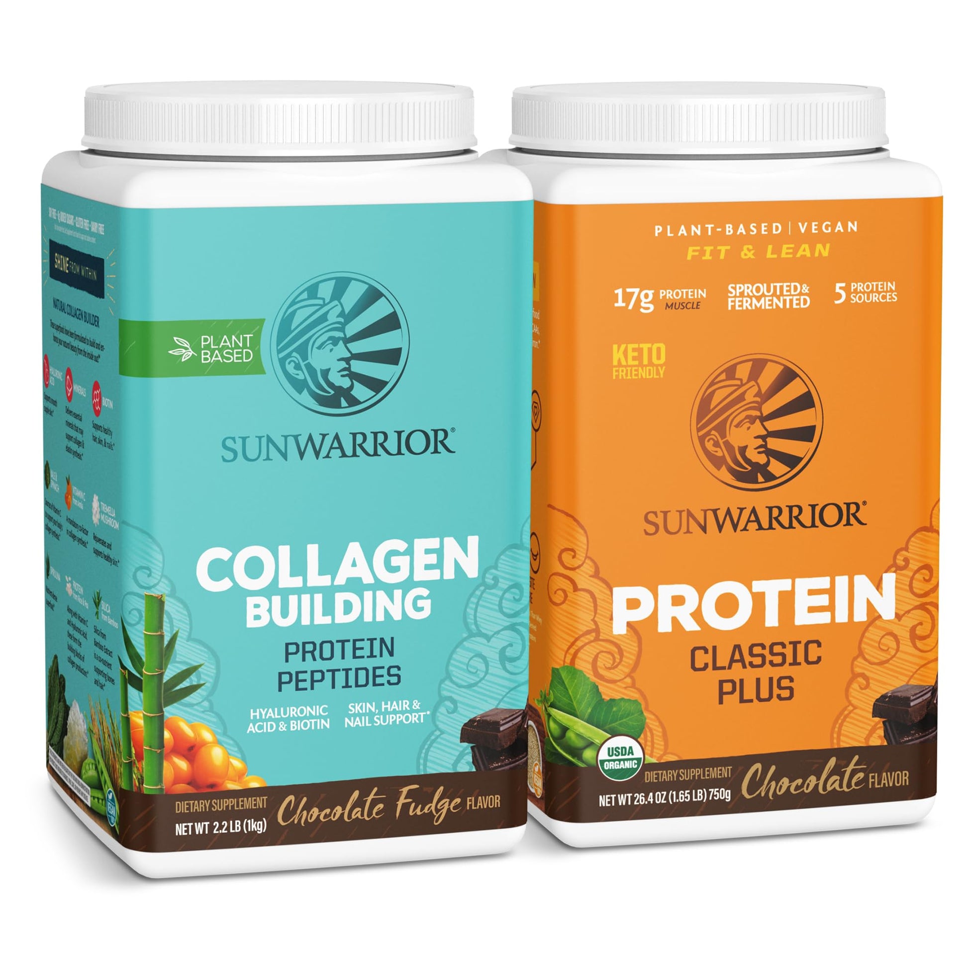 Sunwarrior Plant-Based Collagen Building Powder, 61.6