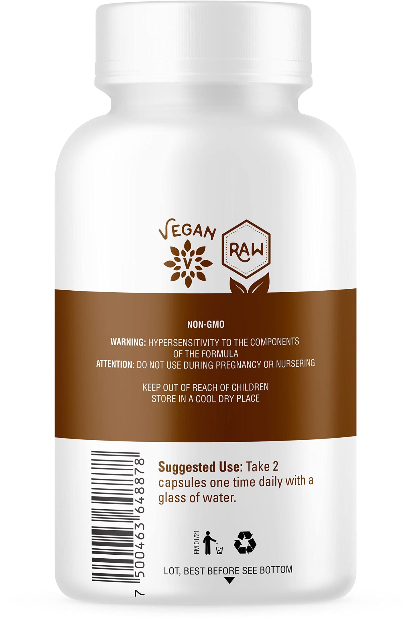 OS Organic Side Reishi Mushroom Capsules, 60 Capsules