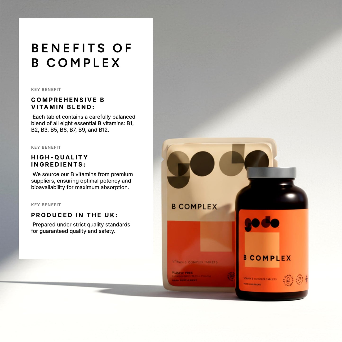 Fitness Health Vitamin B Complex, 120 Tablets