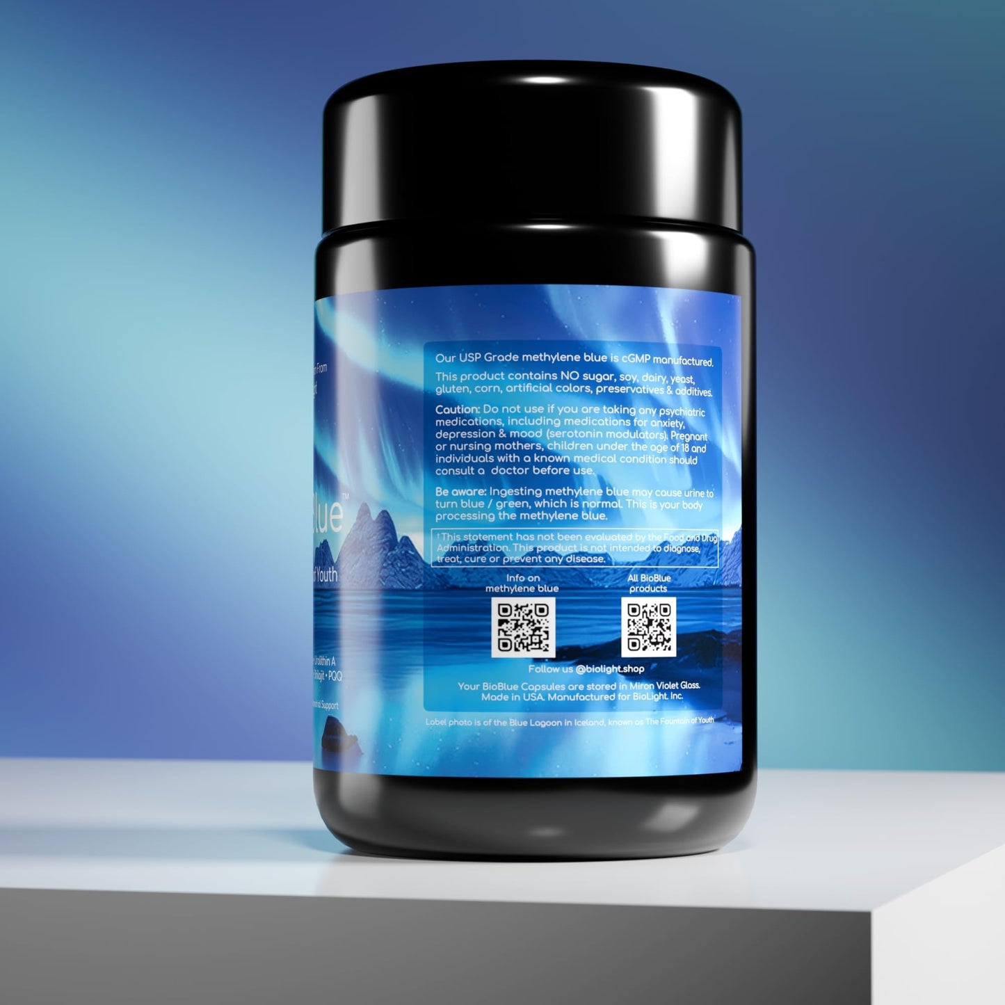 BIOLIGHT BioBlue Fountain of Youth Capsule 120 Count