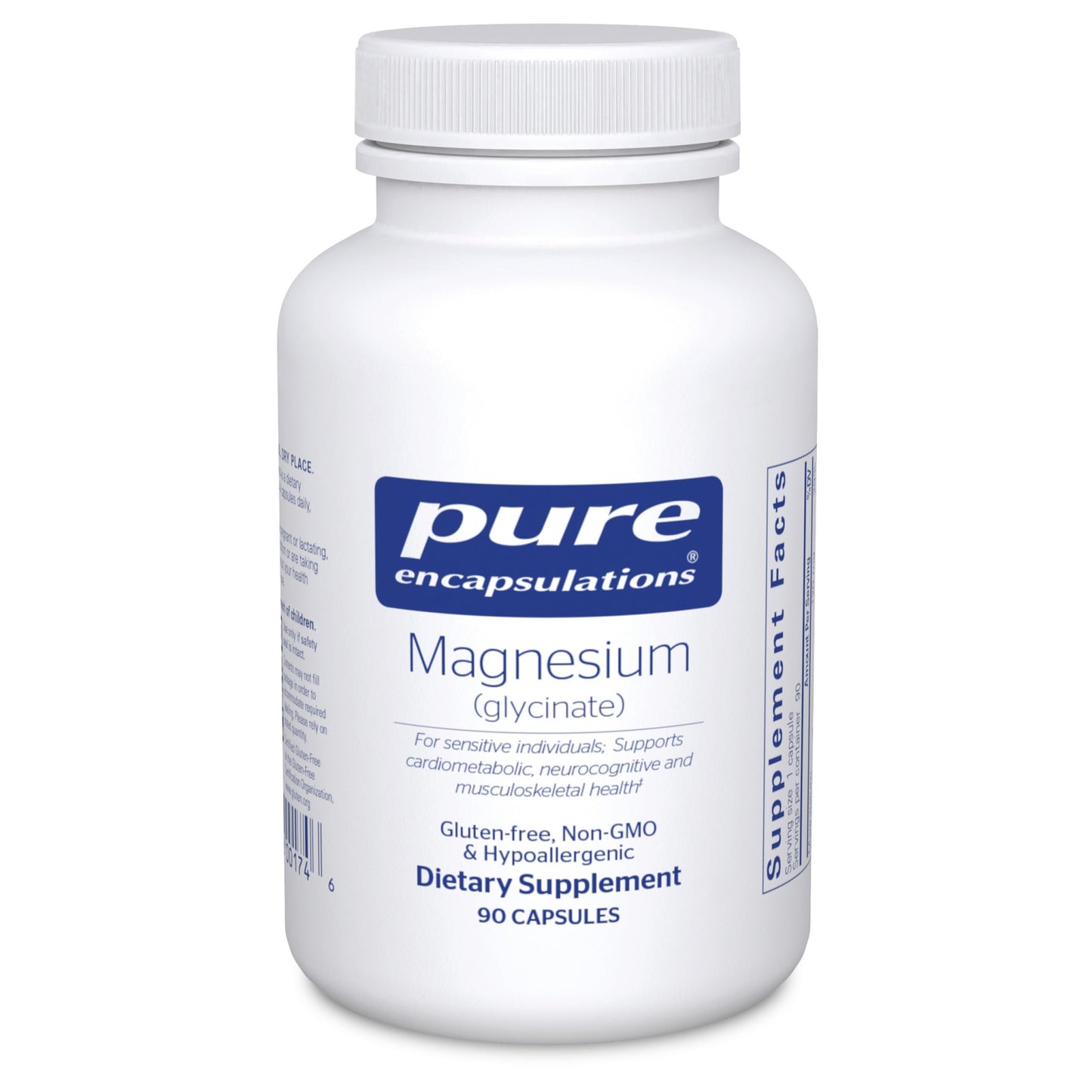 Pure Encapsulations Magnesium Glycinate Capsules, 90 Count