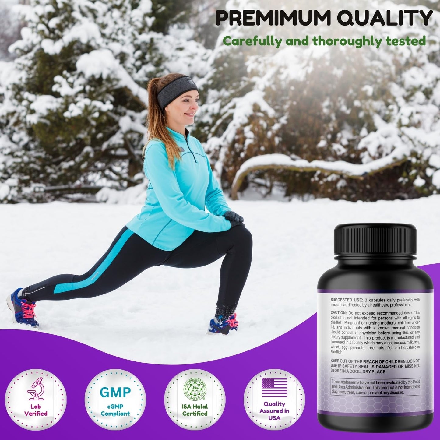 SHIFAA NUTRITION Glucosamine Chondroitin MSM Joint Support, 135 Capsules