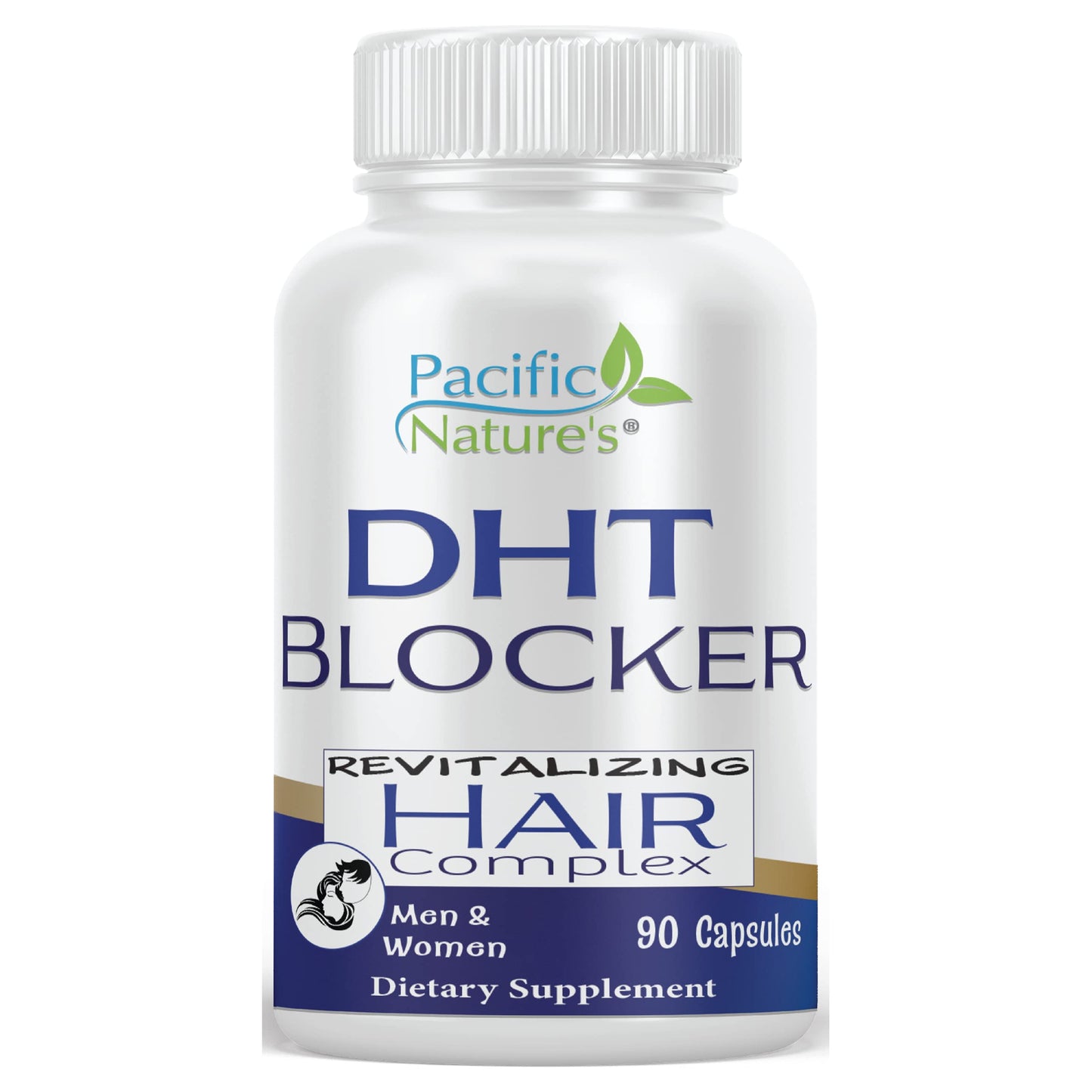 Pacific Nature's DHT Blocker Revitalizing Hair Growth Supplement Capsule, 90 Count