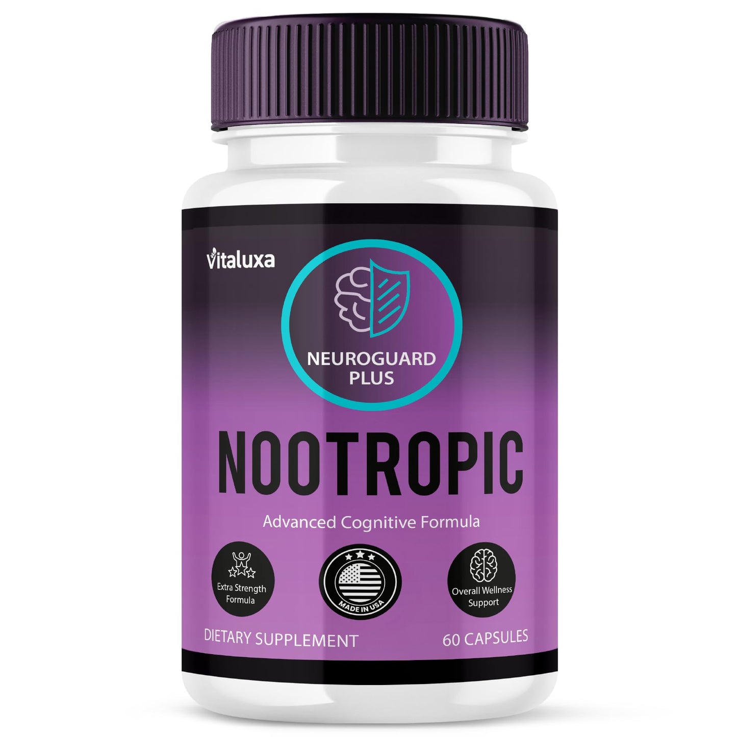 Vitaluxa Neuro Guard Brain Supplement 60 Capsules