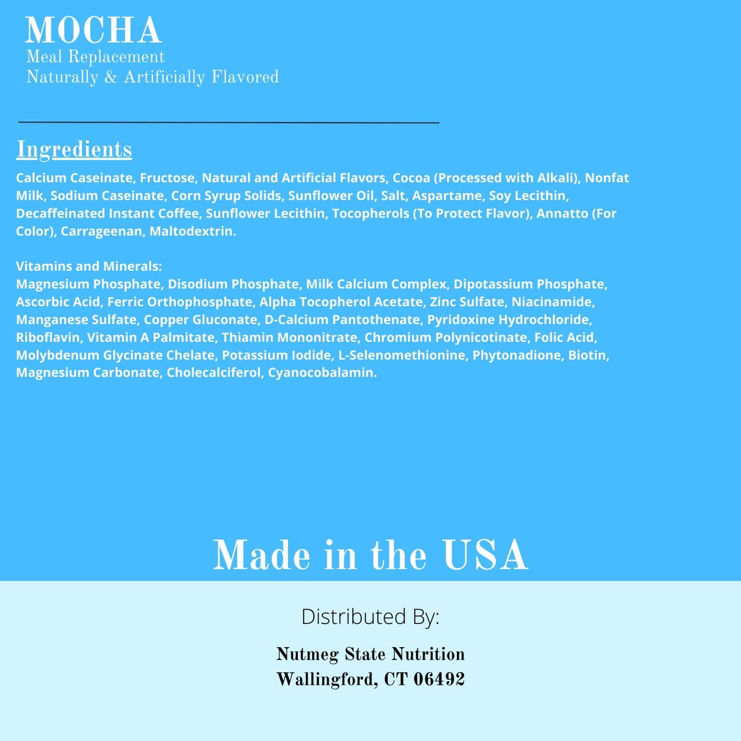 Diet Protein to Go Mocha 100 Calorie, 15 Grams of Protein Meal Replacement Powder 0.53