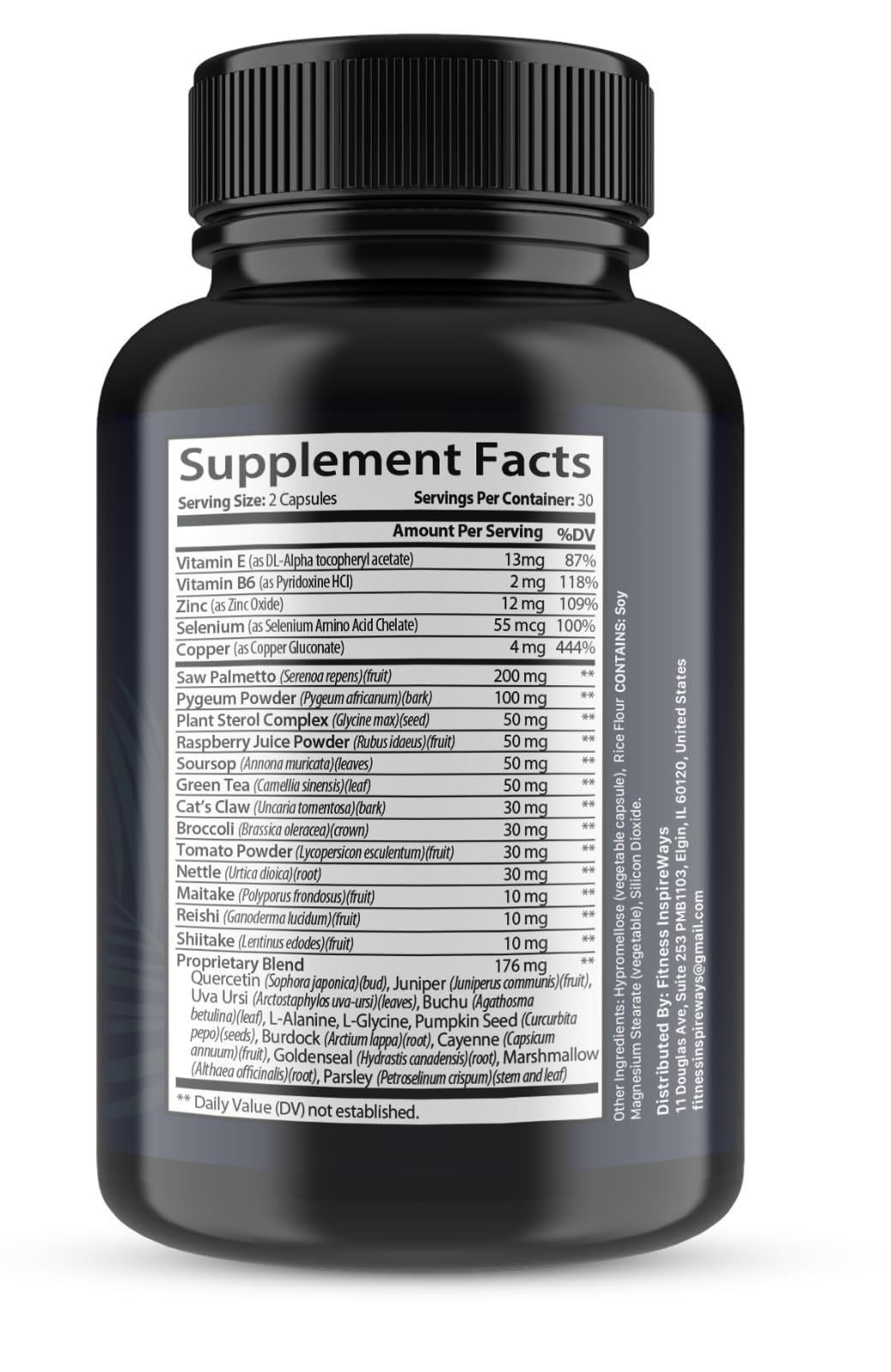 Fitness InspireWays Proto Flow Supplement 60 Capsules