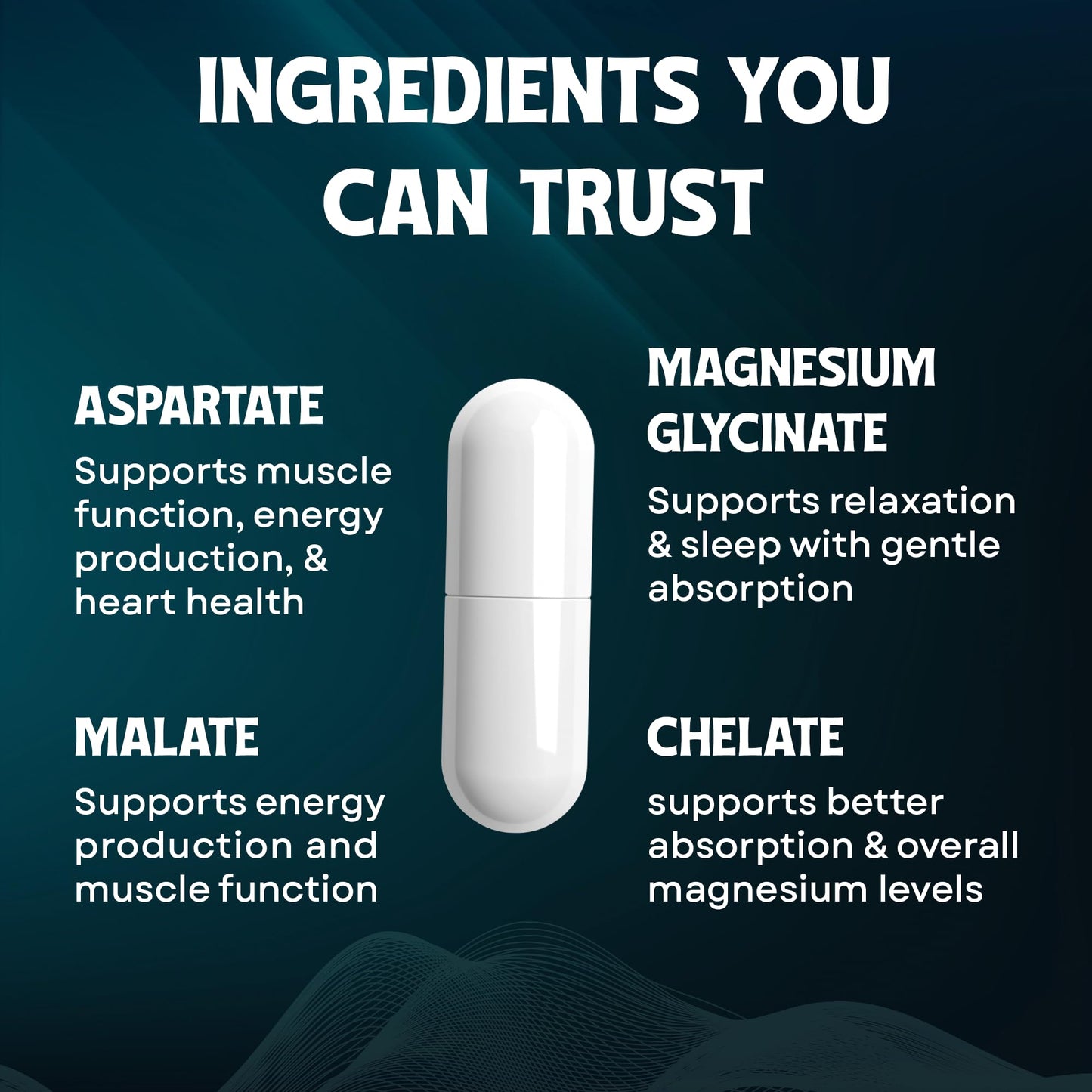 BODY C.E.O. EXECUTIVE OF SUPPLEMENTS Magnesium 9 Full-Spectrum Capsules, 60 Count
