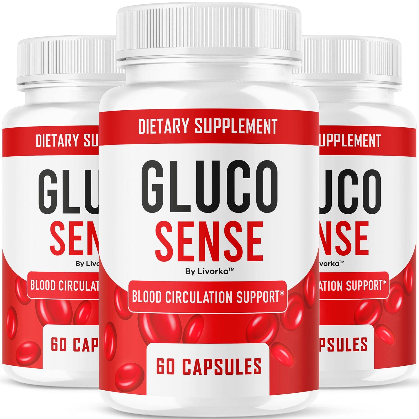 LIVORKA GlucoSense Capsules, 180 Count