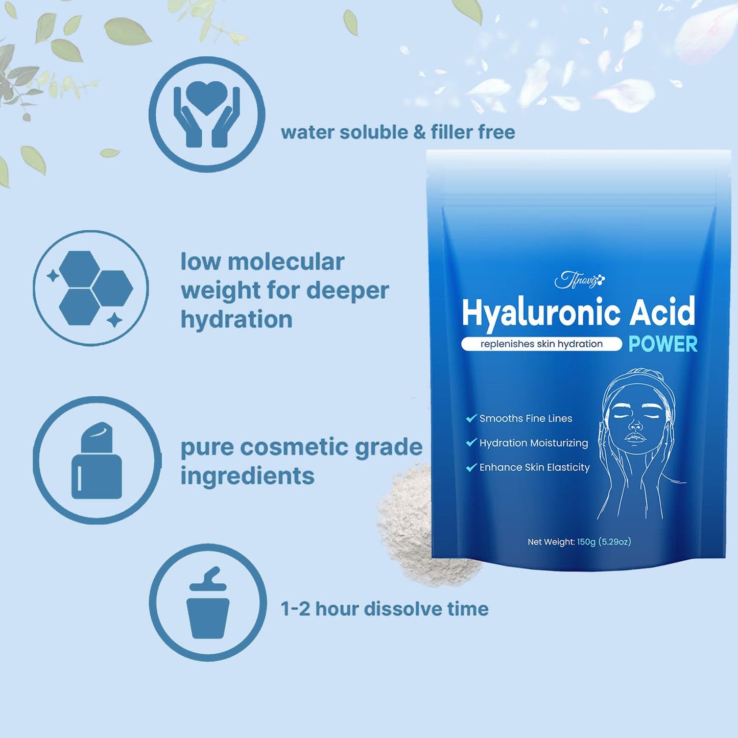 Tfnovg Hyaluronic Acid Powder 3.5274