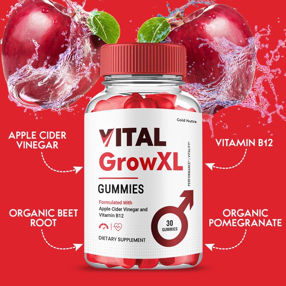 Gold Nutra Vital Grow XL Gummies for Men Gummy 5 Count