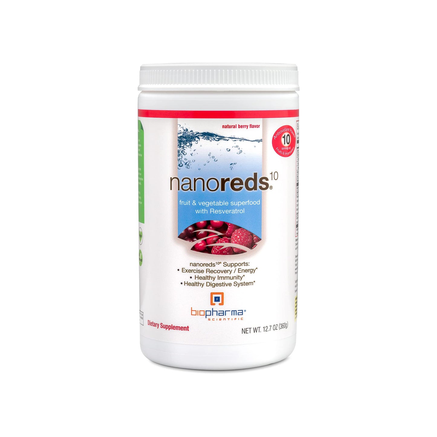 Biopharma Scientific Nanoreds Reds Superfood Powder, 12.7 oz