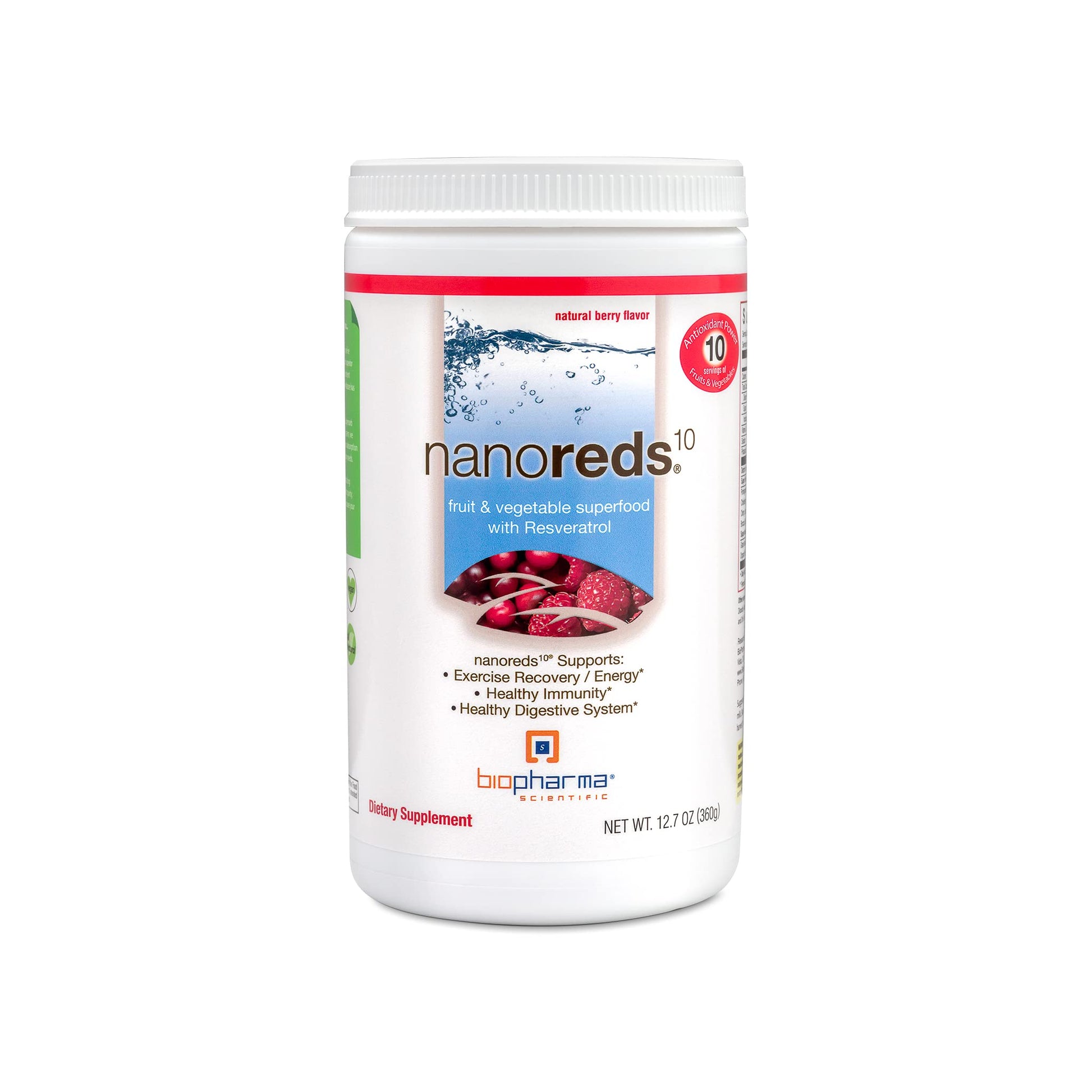 Biopharma Scientific Nanoreds Reds Superfood Powder, 12.7 oz