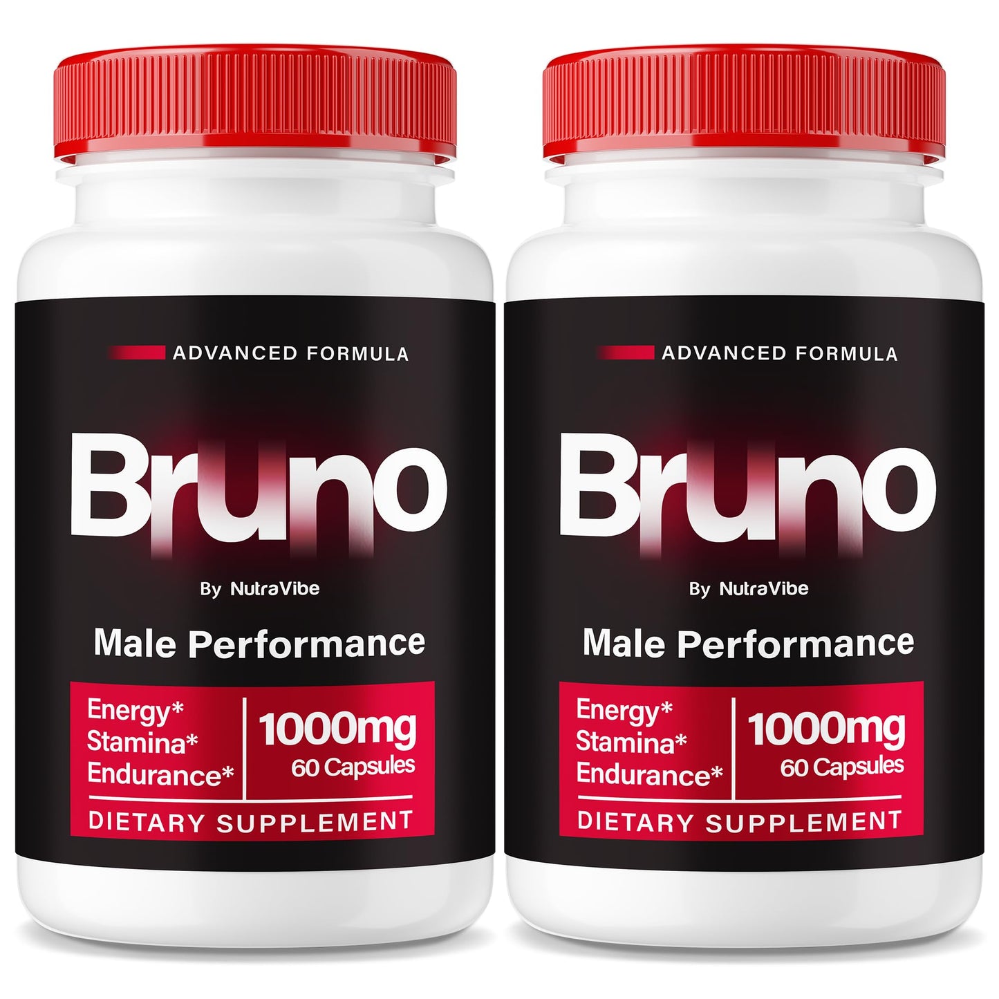 NutraVibe Bruno Men Pills Capsules 120 Count