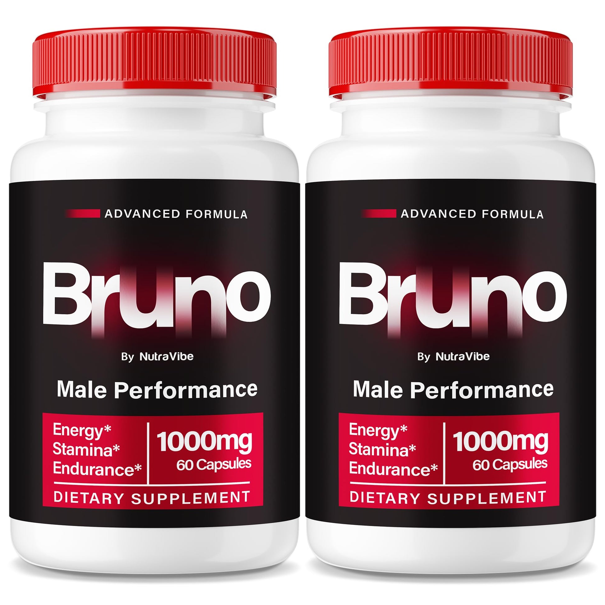 NutraVibe Bruno Men Pills Capsules 120 Count