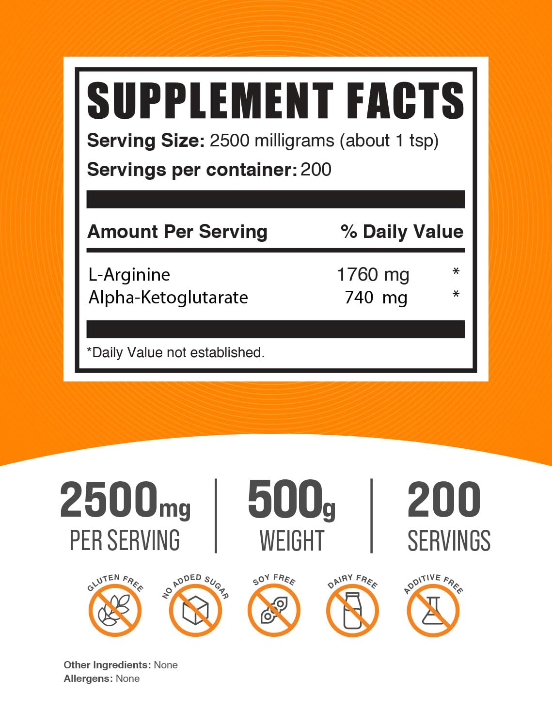 BulkSupplements Citrulline Malate 2:1 500g + AAKG 500g Bundle Powder 35.34