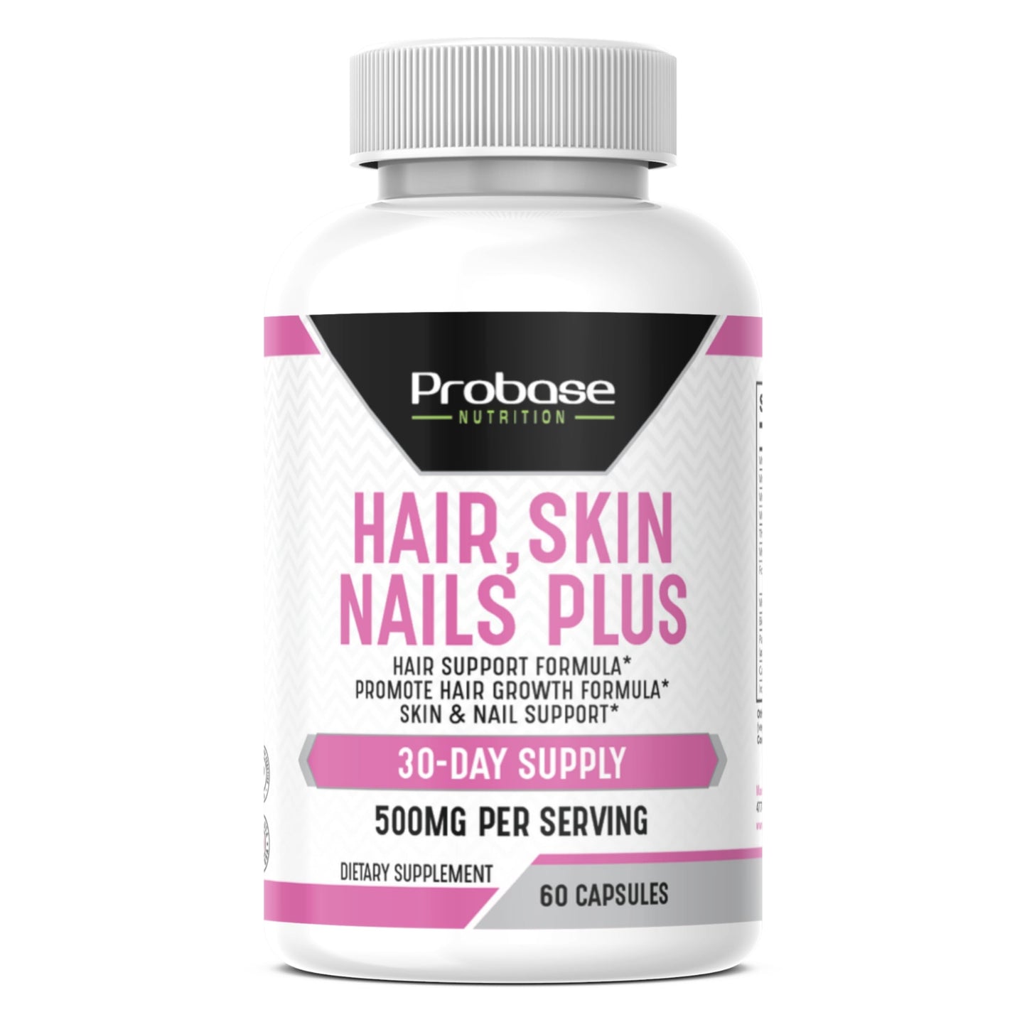 Probase Nutrition Hair, Skin and Nails Plus Capsules, 60 Count