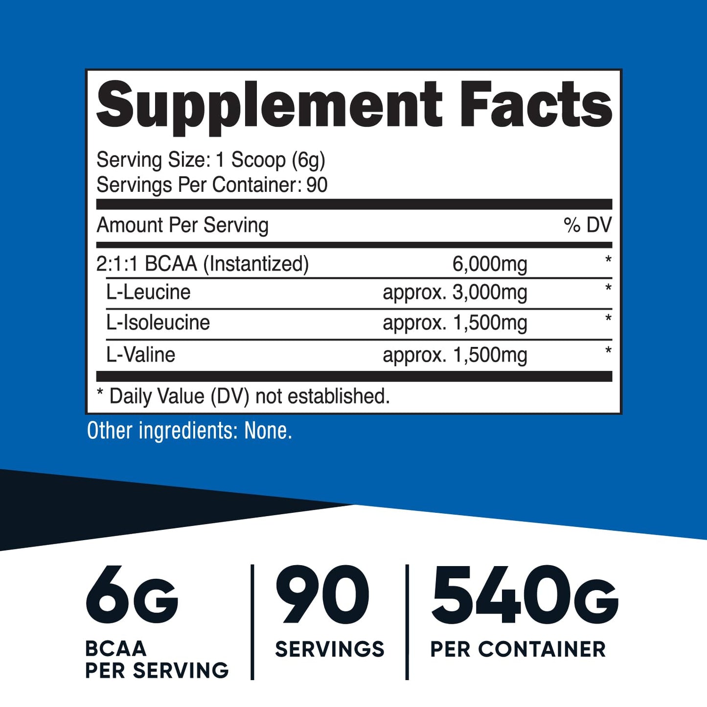 Nutricost BCAA Powder 2:1:1 Pack of 2