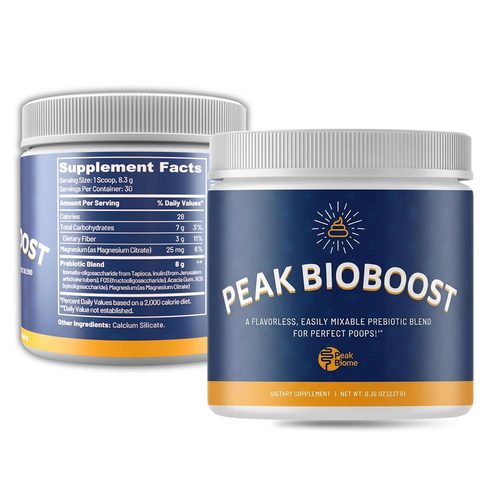 Peak Biome Peak BioBoost Prebiotic Fiber Supplement Powder 52.5 Servings