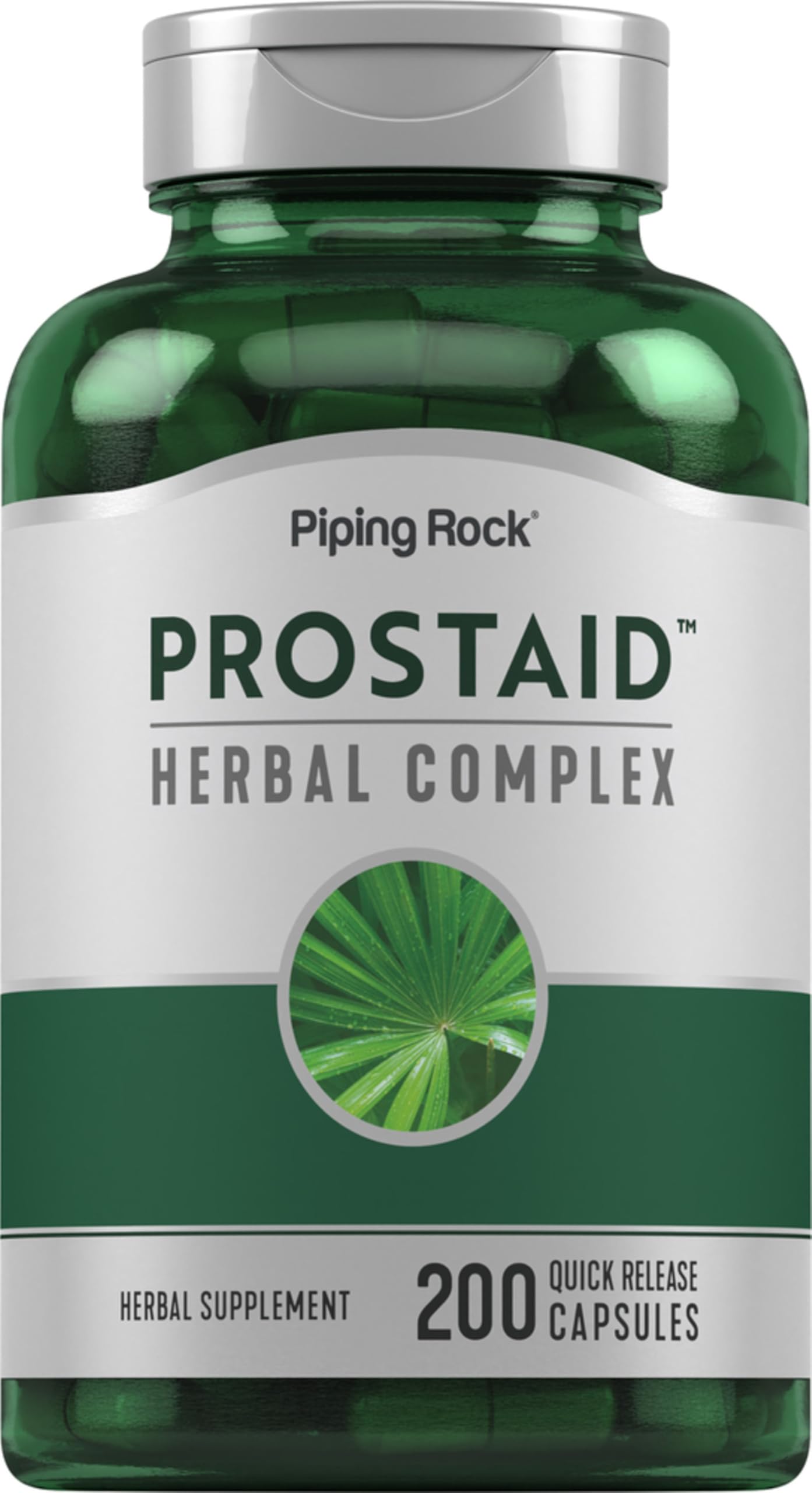Piping Rock Prostate Supplement for Men Capsules 200 Count