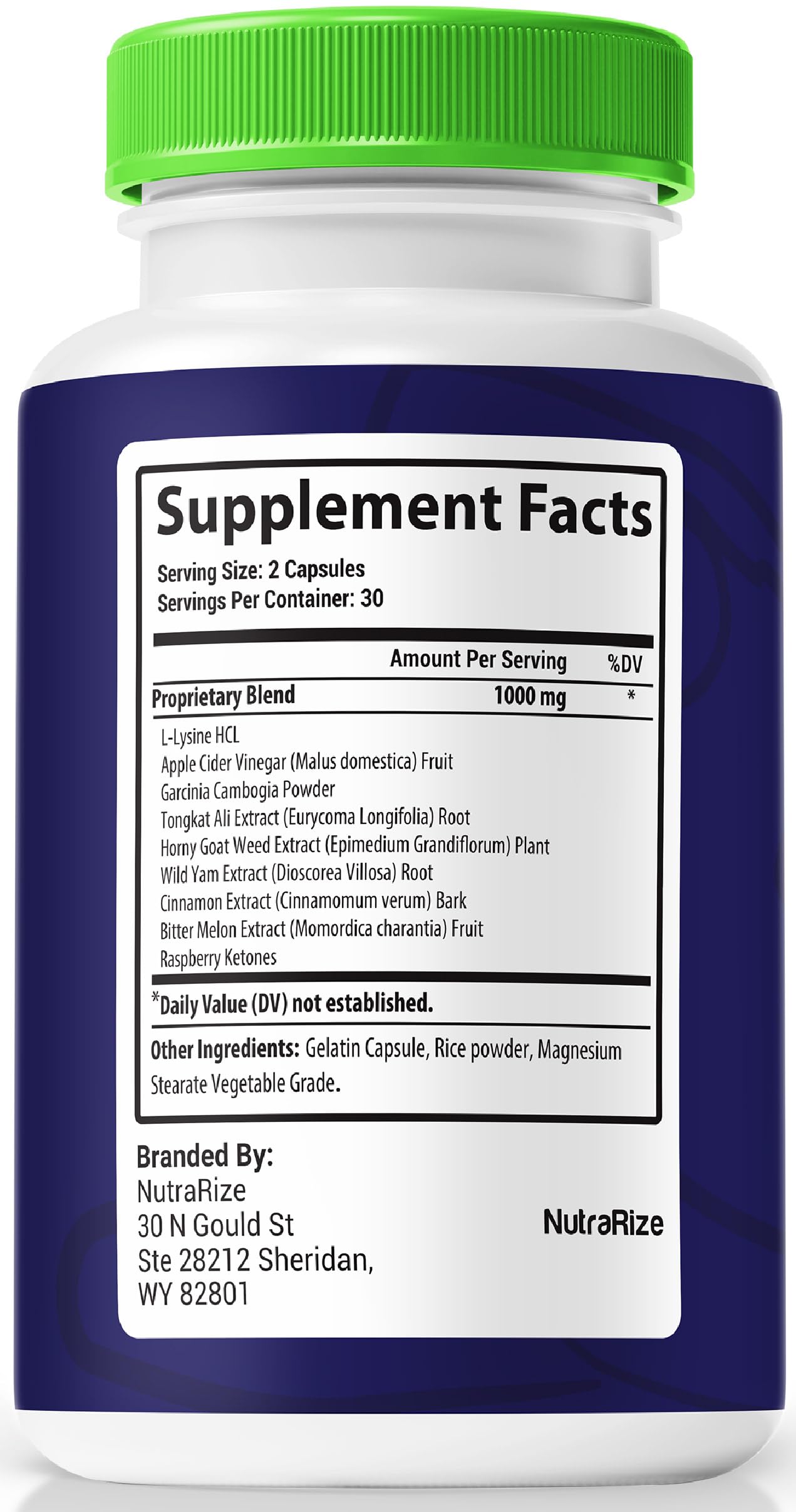 NutraRize Slim Sure Weight Loss Pills Capsule 60 Count