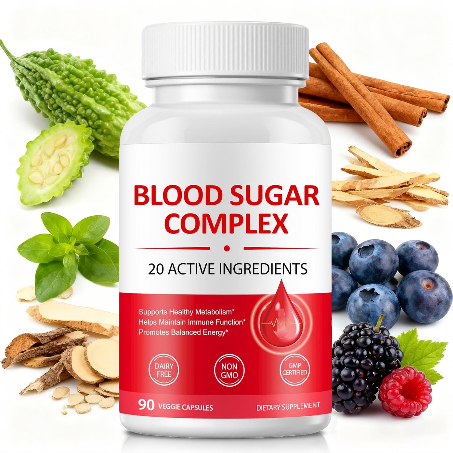 J&H Jasmine&Hyacinth Blood Sugar Complex Capsule 90 Count