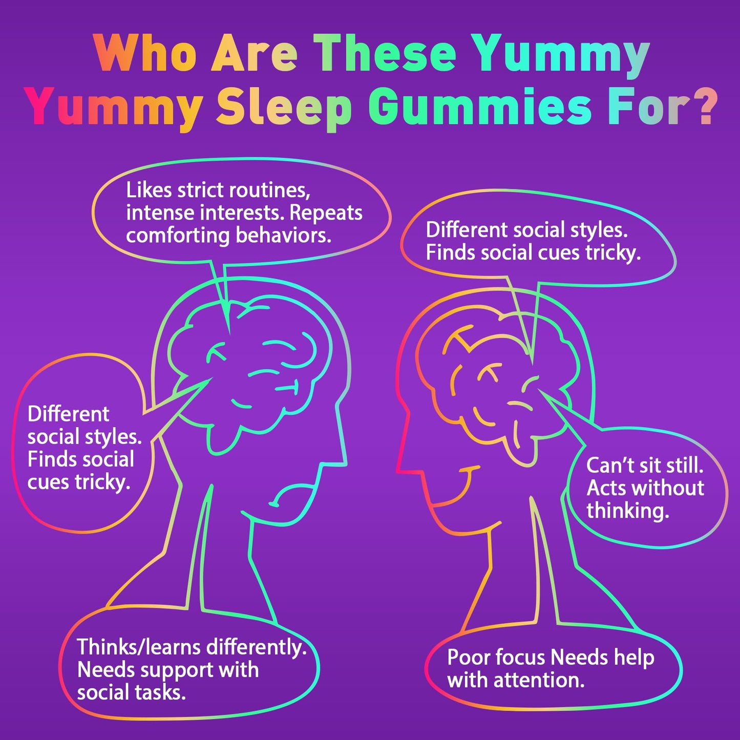 LILICARE Sleep Gummies for Kids 120 Gummies