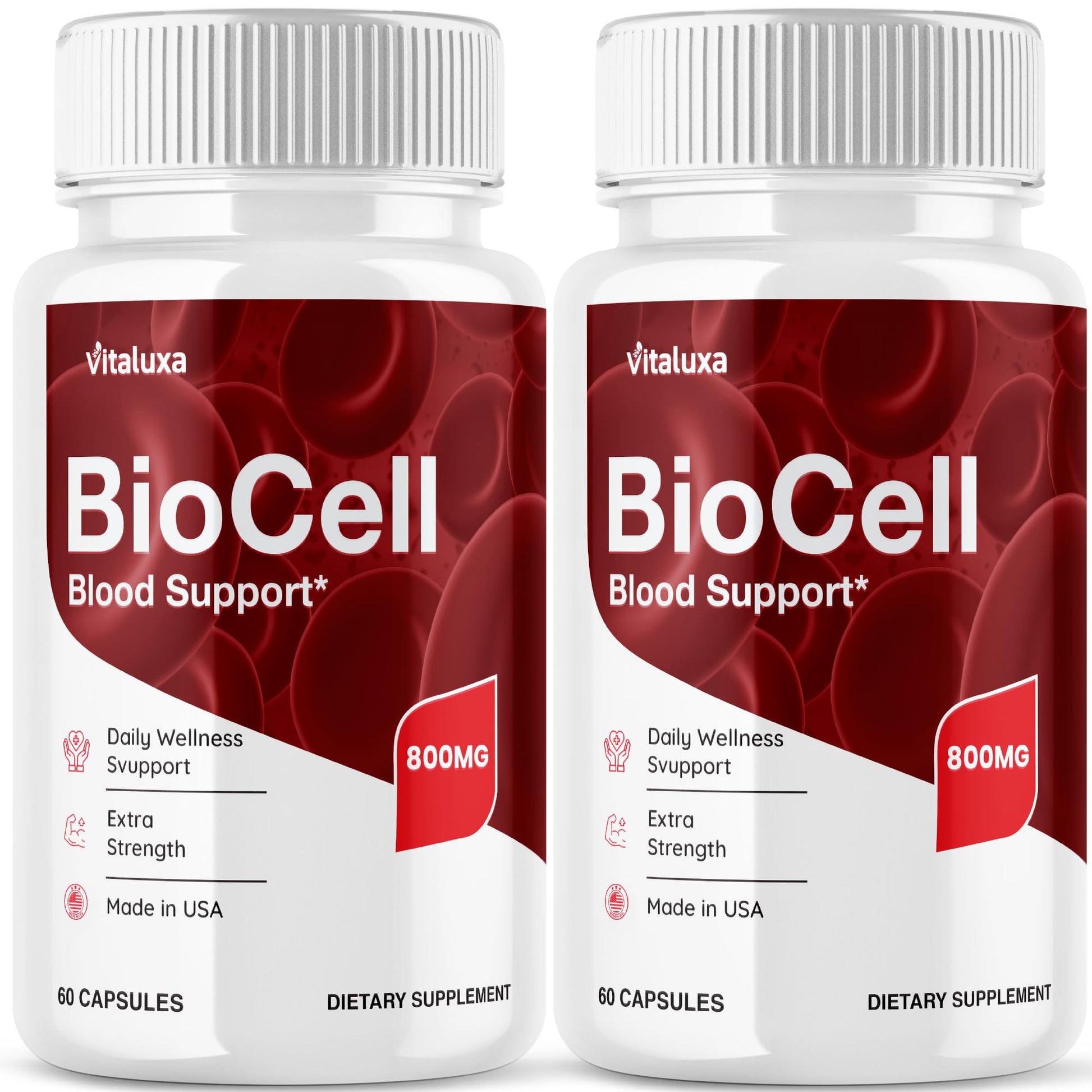 Vitaluxa BioCell Blood Health Support Supplement Capsules 120