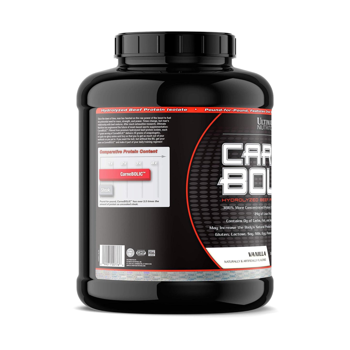 Ultimate Nutrition CarneBOLIC Beef Protein Isolate Powder 64 Servings