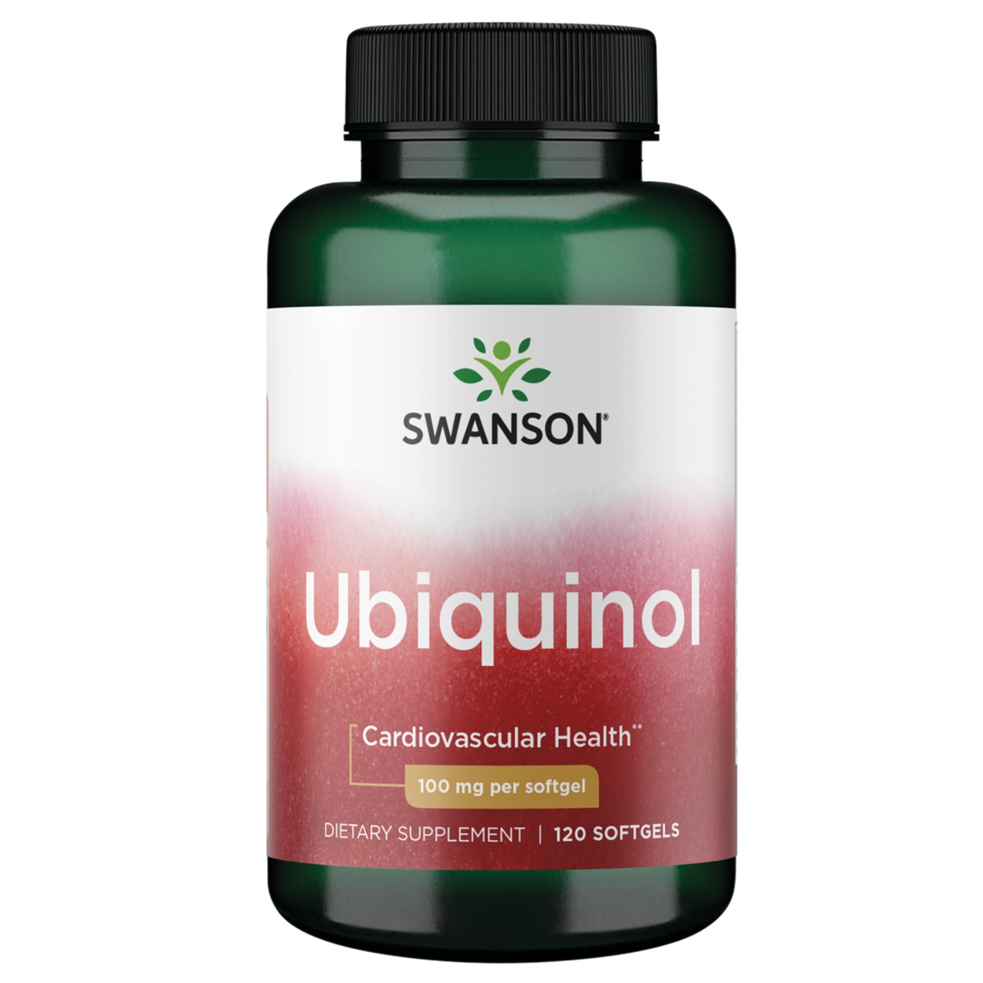 Swanson Ubiquinol 100 mg Softgels, 120 Count, Non-GMO