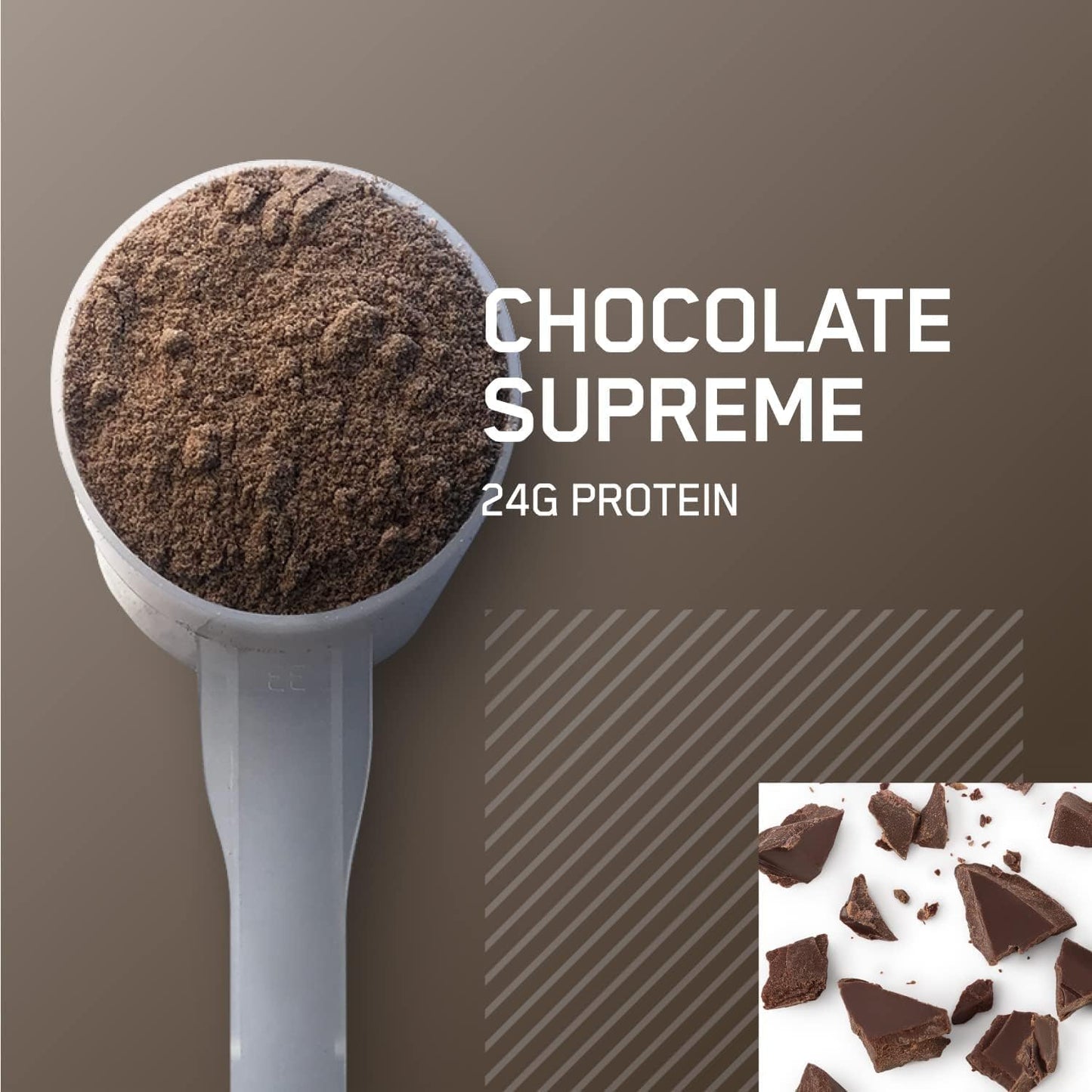 Optimum Nutrition Gold Standard 100% Casein Chocolate Protein Powder, 32 Servings