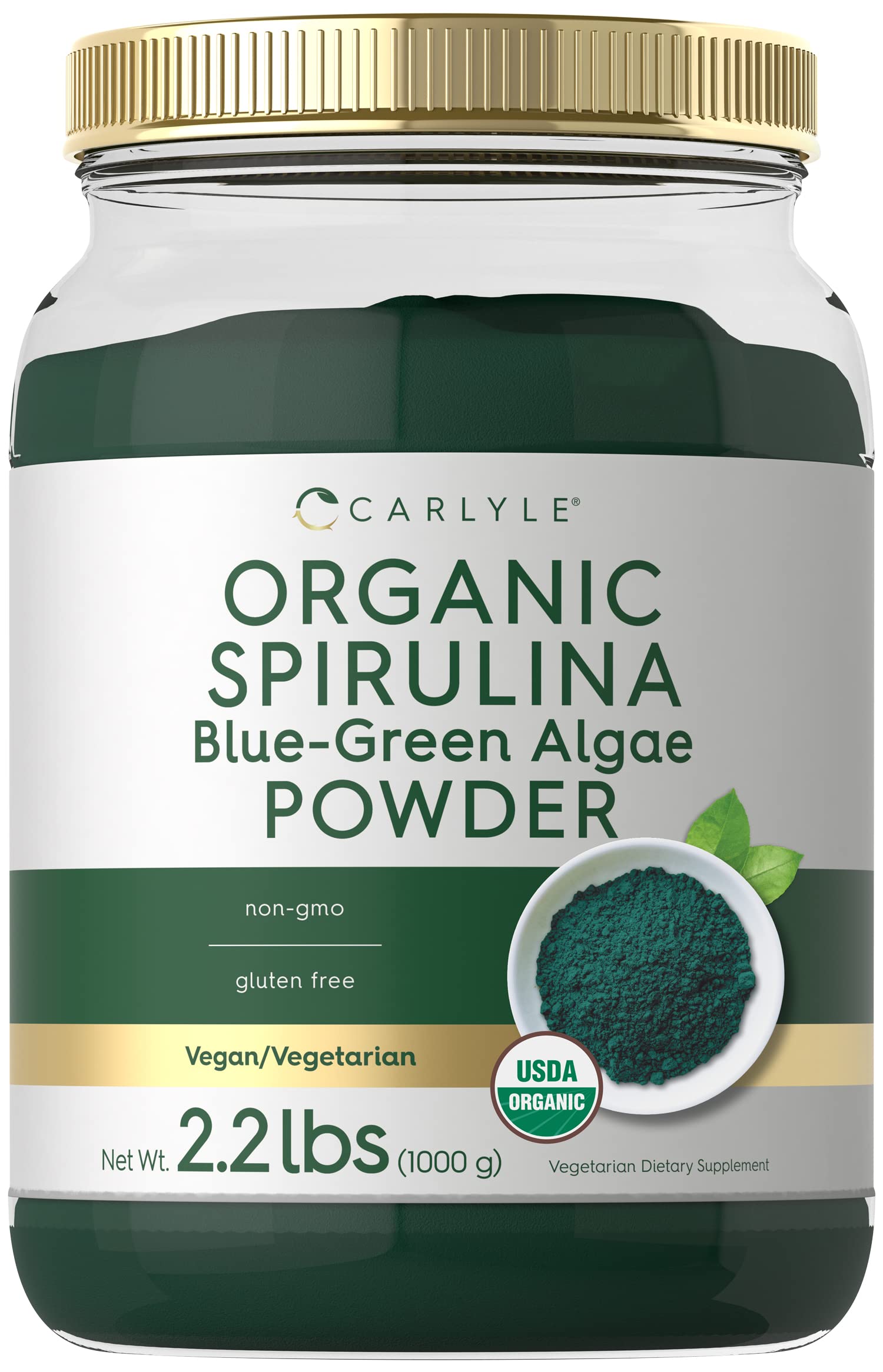 Carlyle Organic Spirulina Powder 35.2 Ounces