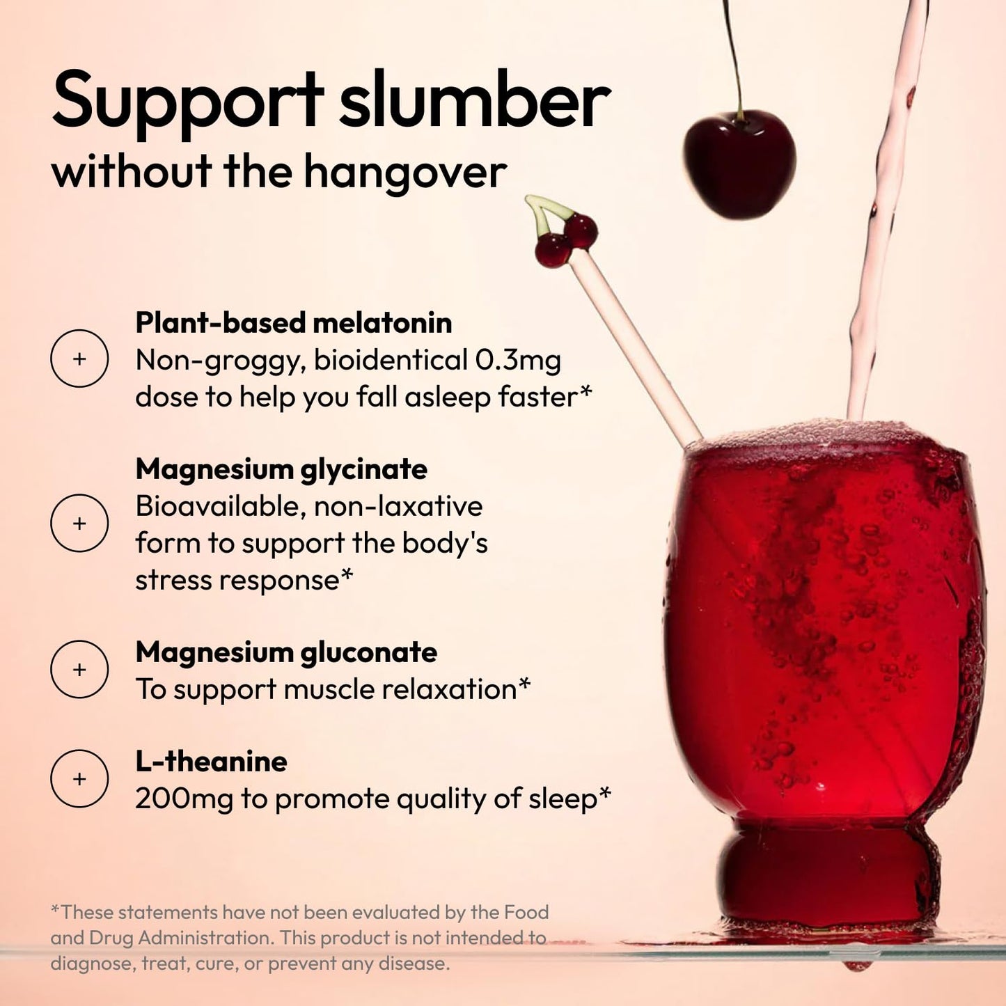 Moon Juice Sleepy Magnesi-Om Magnesium + Melatonin, Cherry Powder 35 Servings