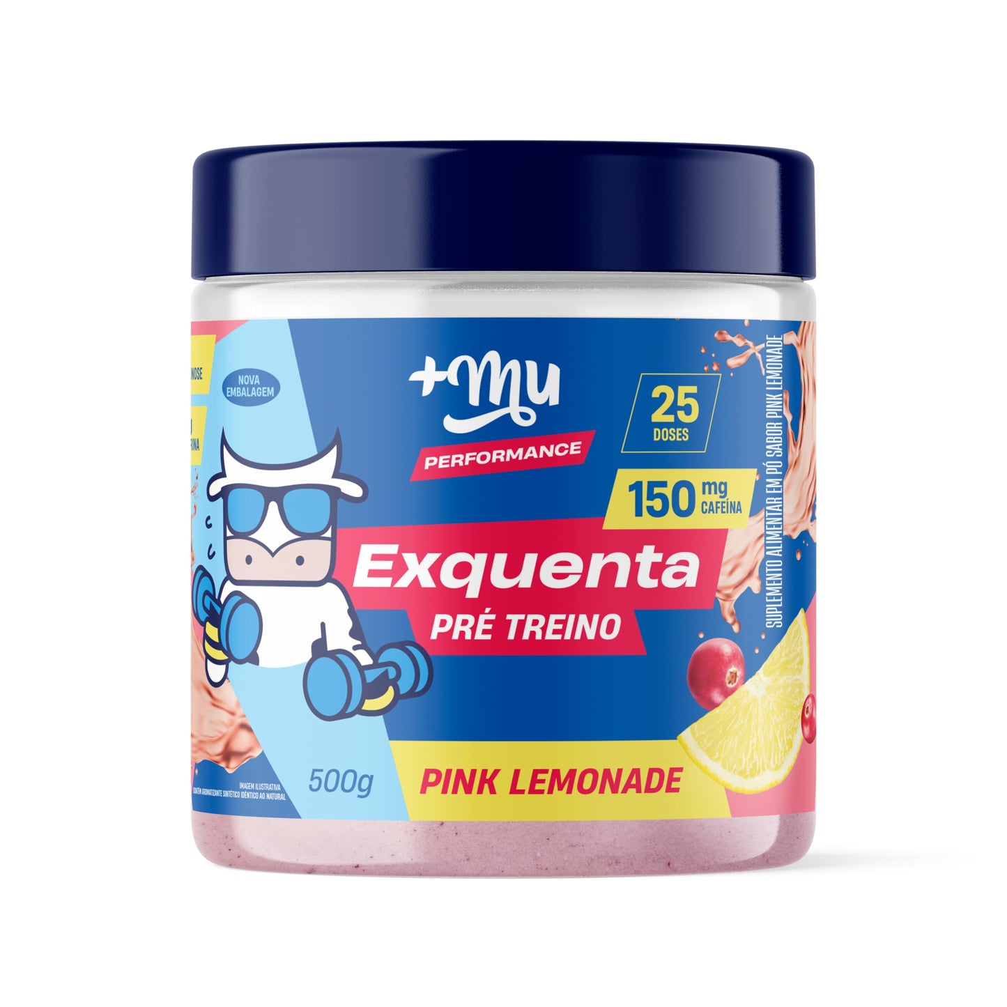 '+Mu Exquenta Pre-Workout +MU (Pink Lemonade) Powder 1.1 Pound