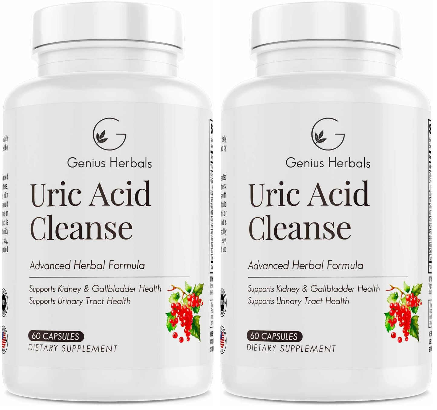 GENIUS HERBALS Uric Acid Cleanse Capsules 120