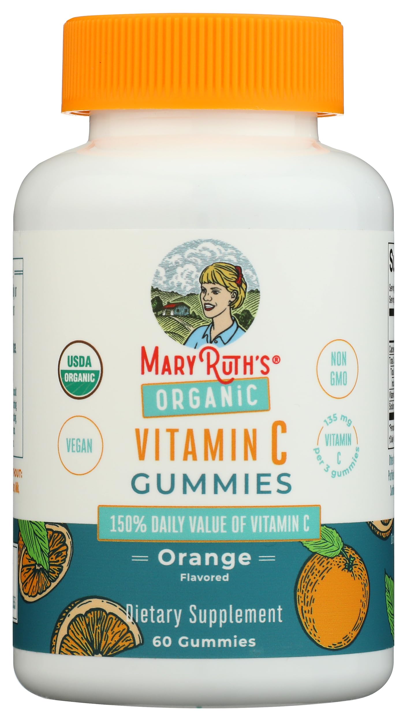 MARYRUTH'S Adult Vitamin C Gummies Gummy 60 Count