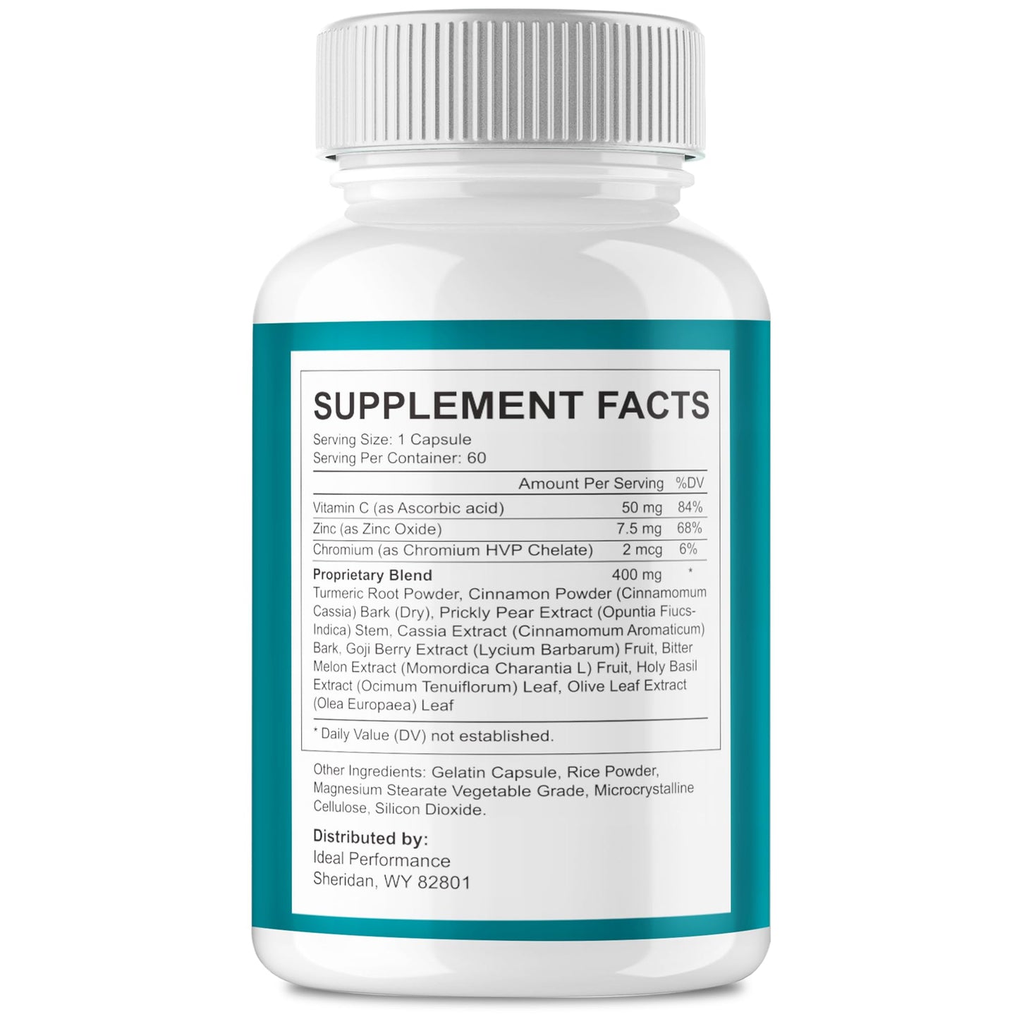 IDEAL PERFORMANCE Nervital Nerve Supplement Capsules, 120 Count